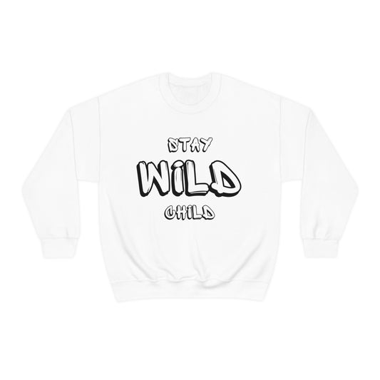 STAY WILD CHILD Unisex Heavy Blend™ Crewneck Sweatshirt
