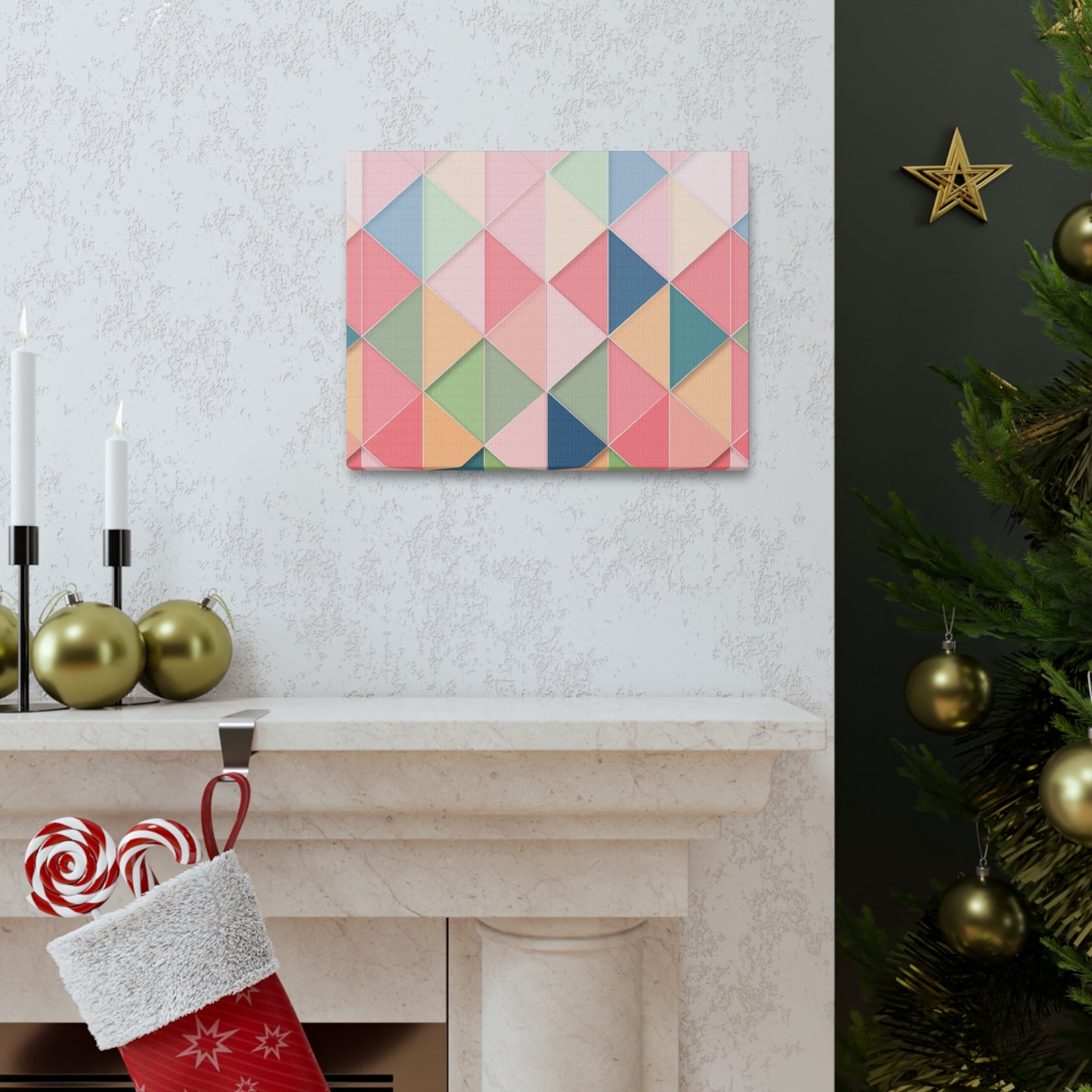 Geometric Canvas Gallery Wraps