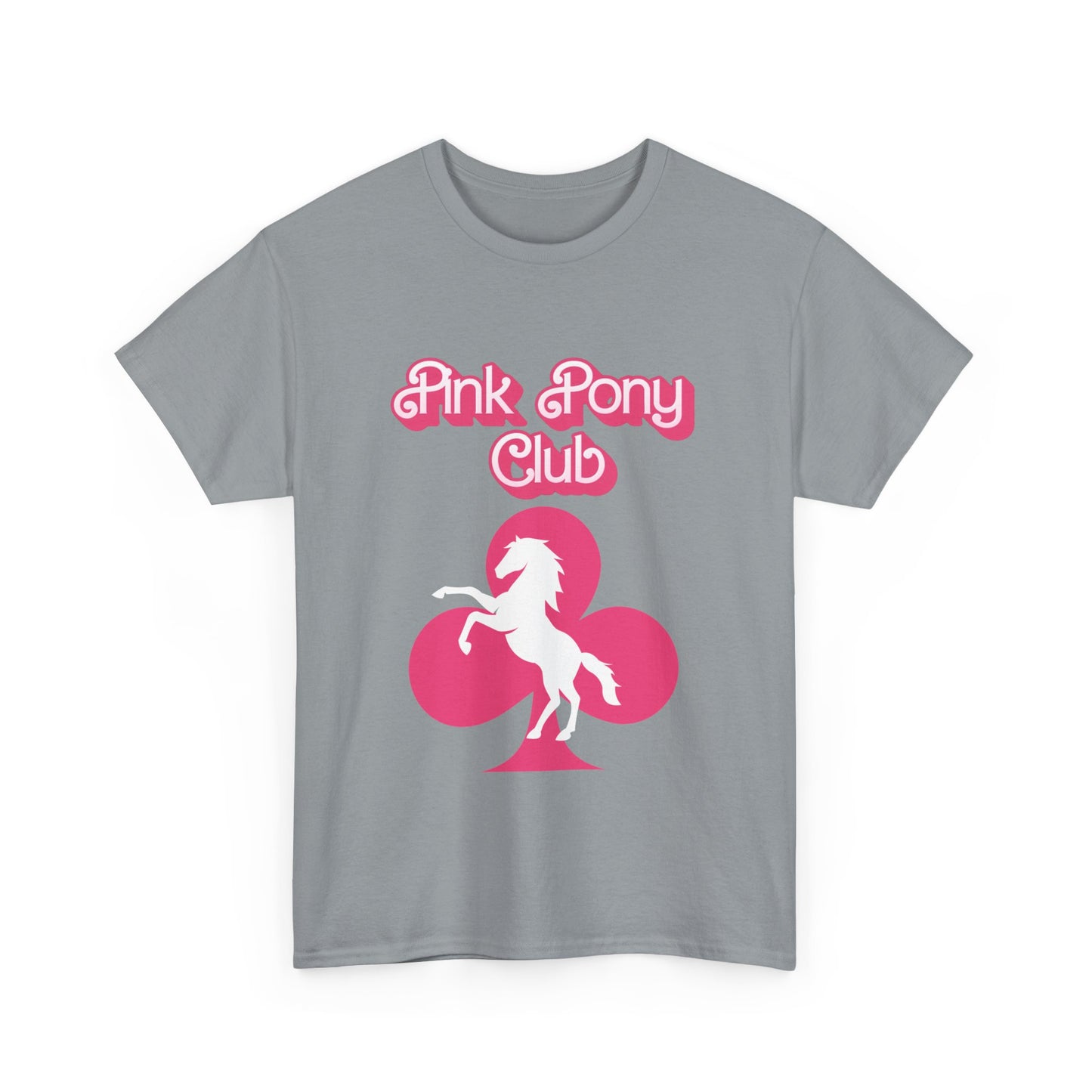 Retro Pink Pony Club Tee | Unisex Cotton Shirt, Graphic Tee, Gift for Horse Lovers, Birthday Celebration, Casual Wear