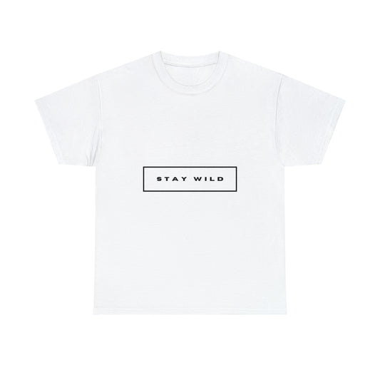 STAY WILD Unisex Heavy Cotton Tee
