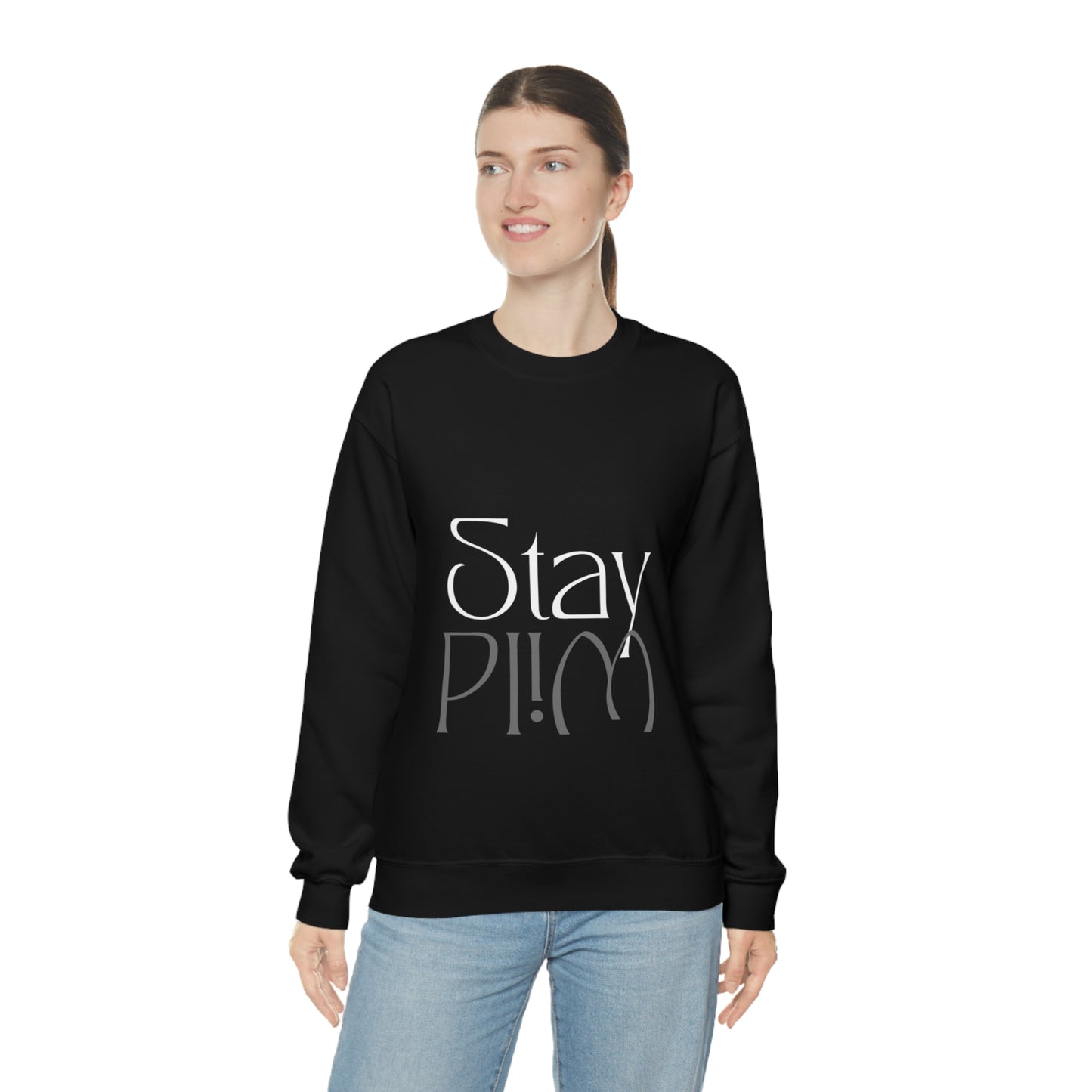 STAY WILD CHILD Unisex Heavy Blend™ Crewneck Sweatshirt