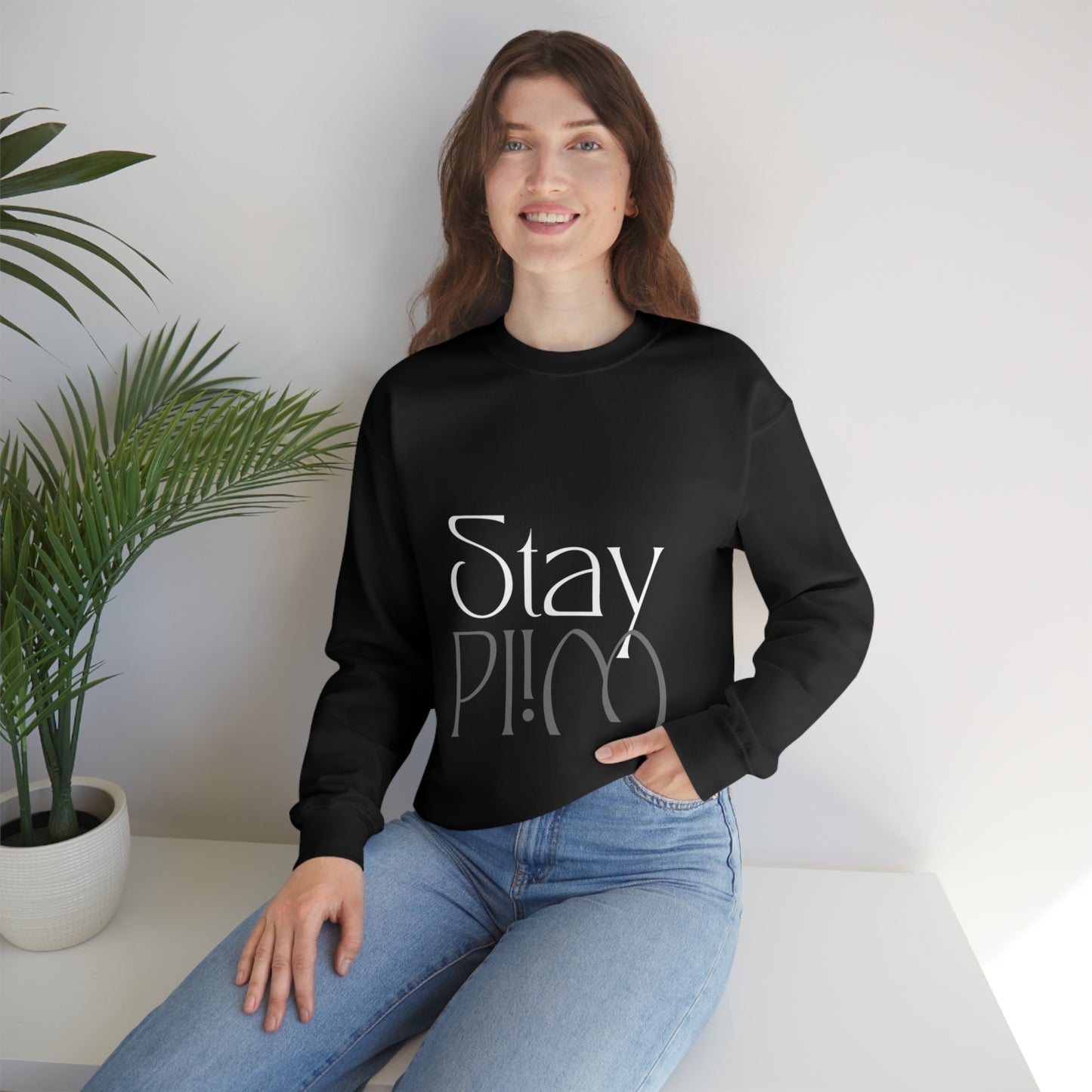 STAY WILD CHILD Unisex Heavy Blend™ Crewneck Sweatshirt