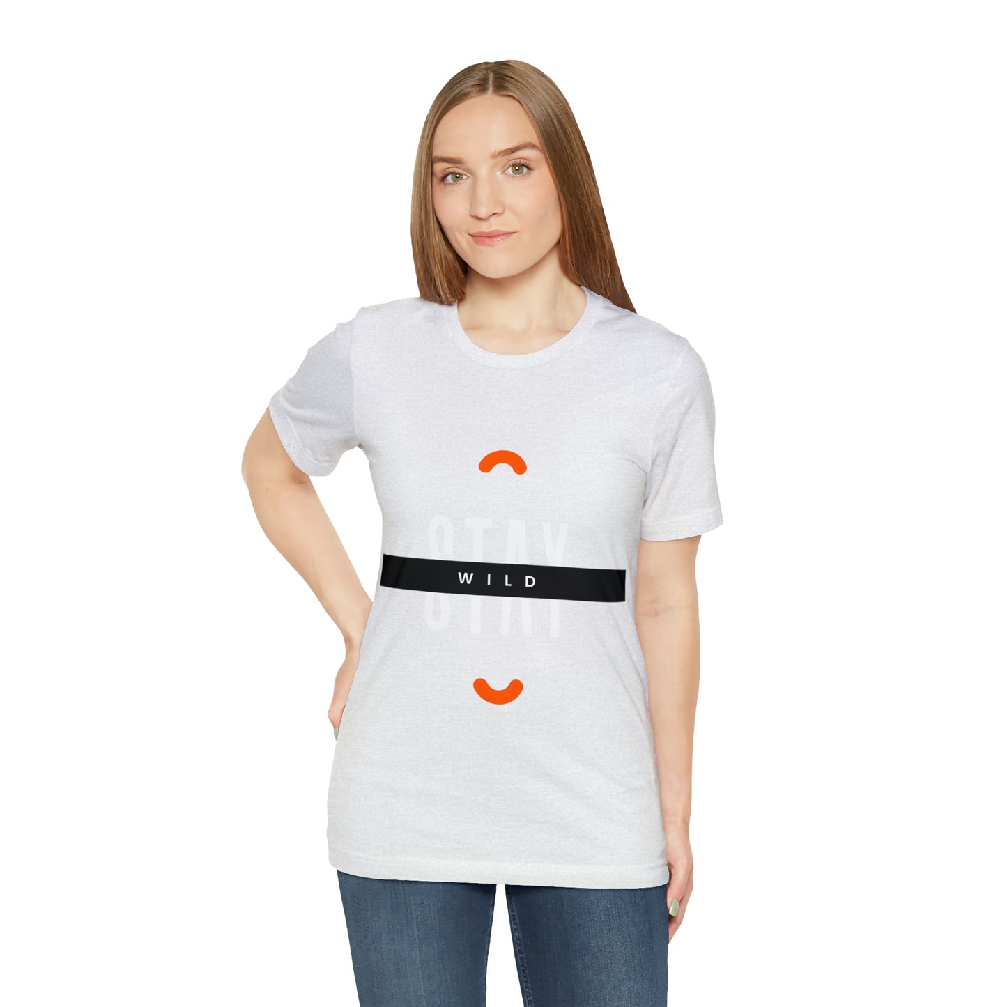 STAY WILD Unisex Jersey Short Sleeve Tee