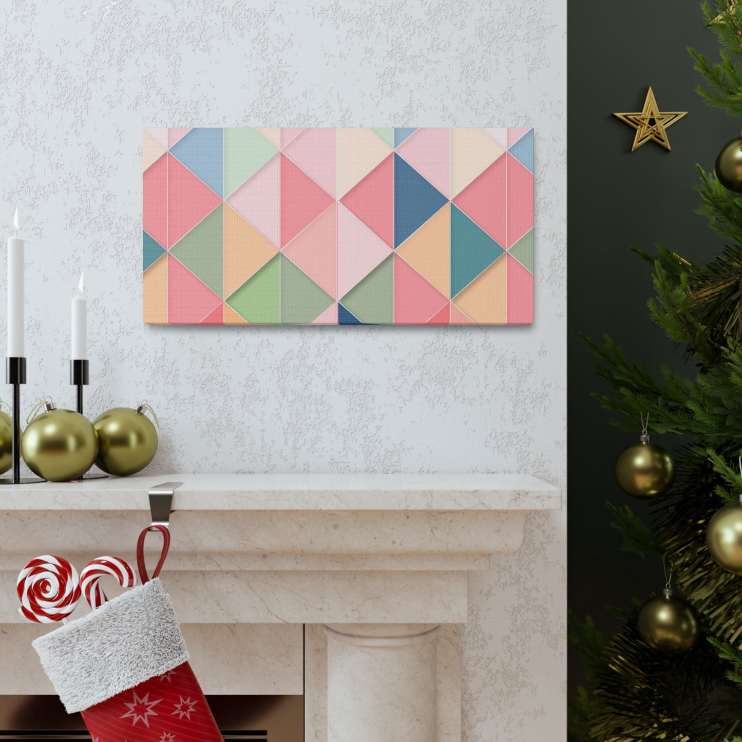 Geometric Canvas Gallery Wraps