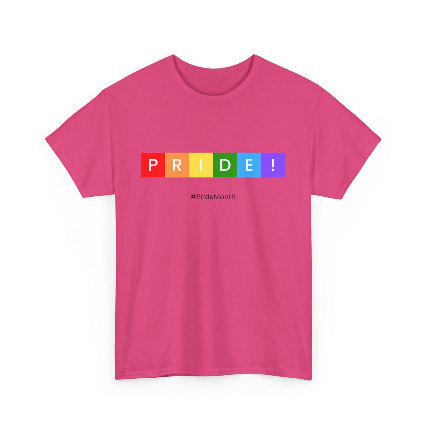 Pride Unisex Heavy Cotton Tee - Celebrate #PrideMonth in Style