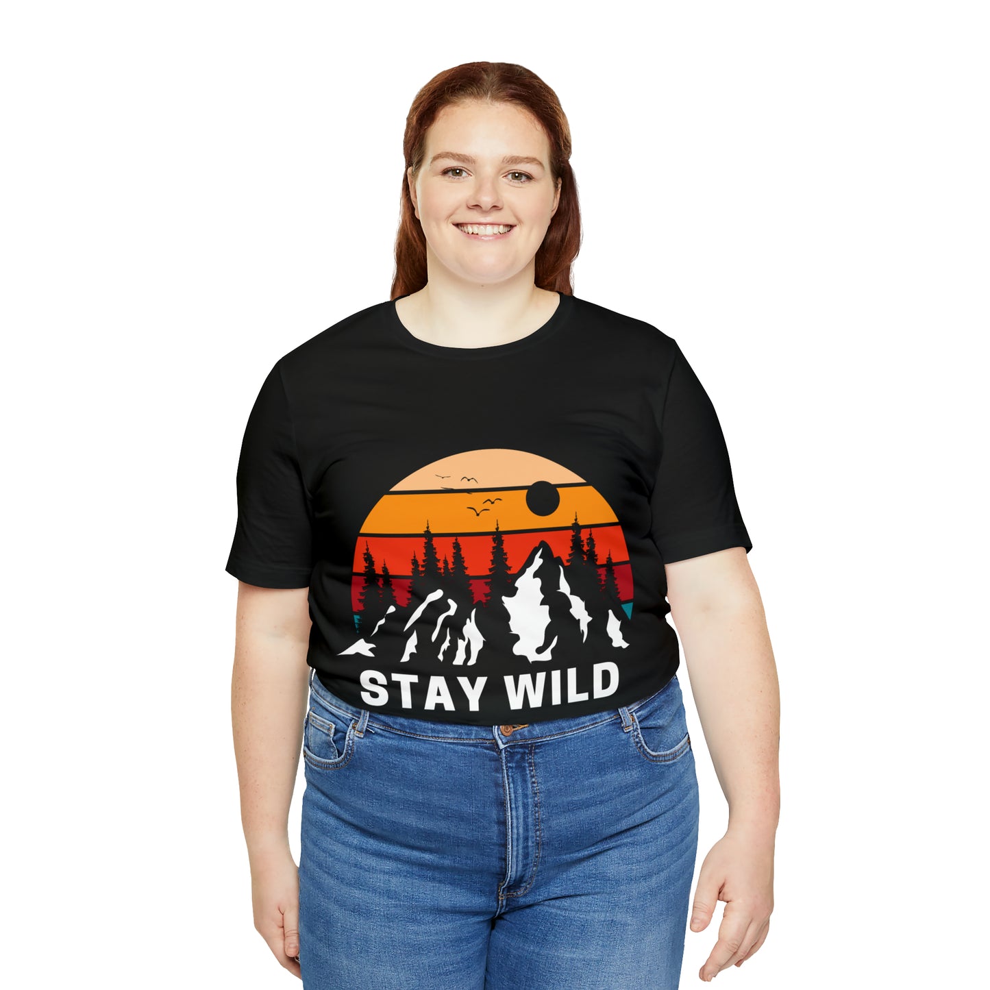 Mountain STAY WILD Unisex Jersey Short Sleeve Tee