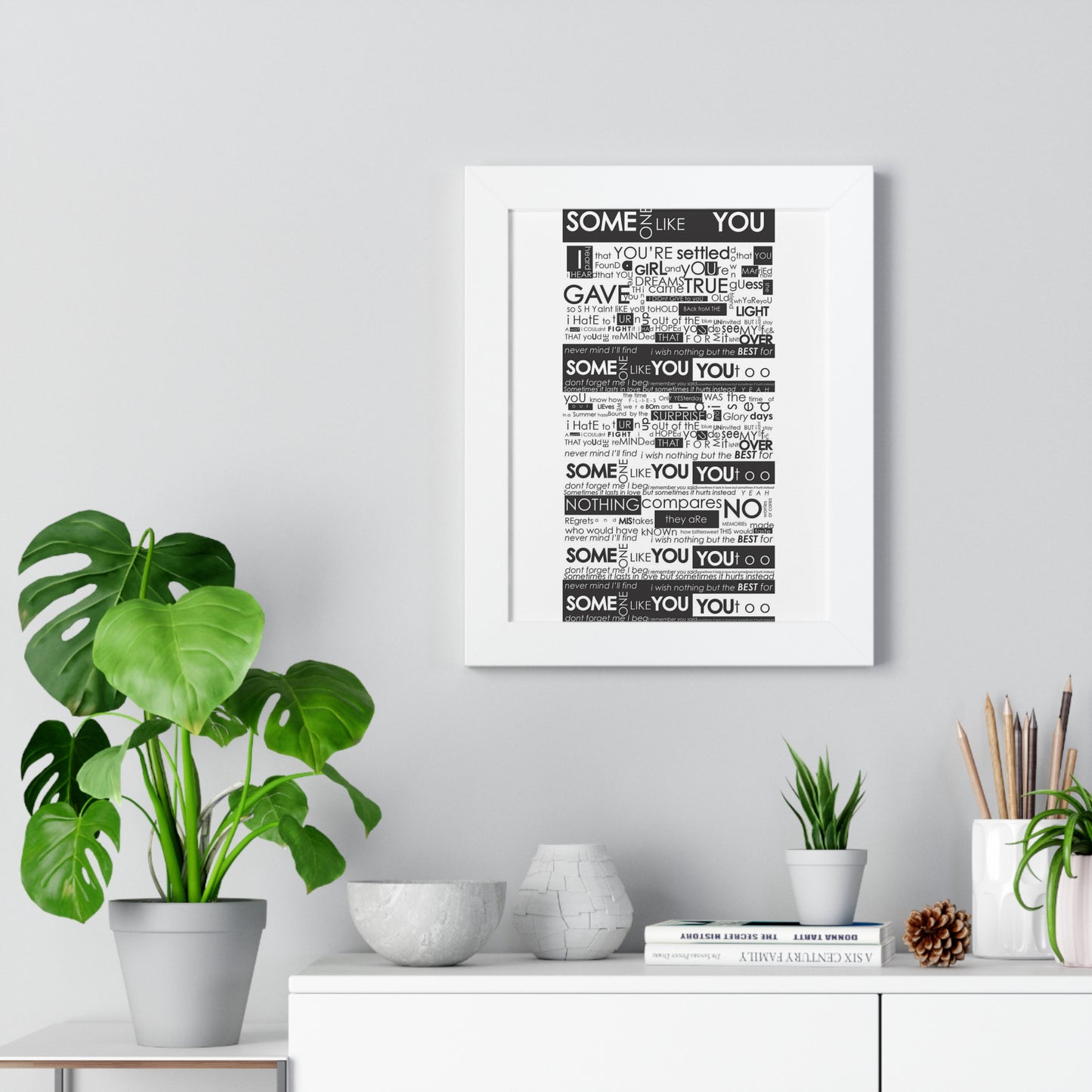 Someone Like You Framed Vertical Poster