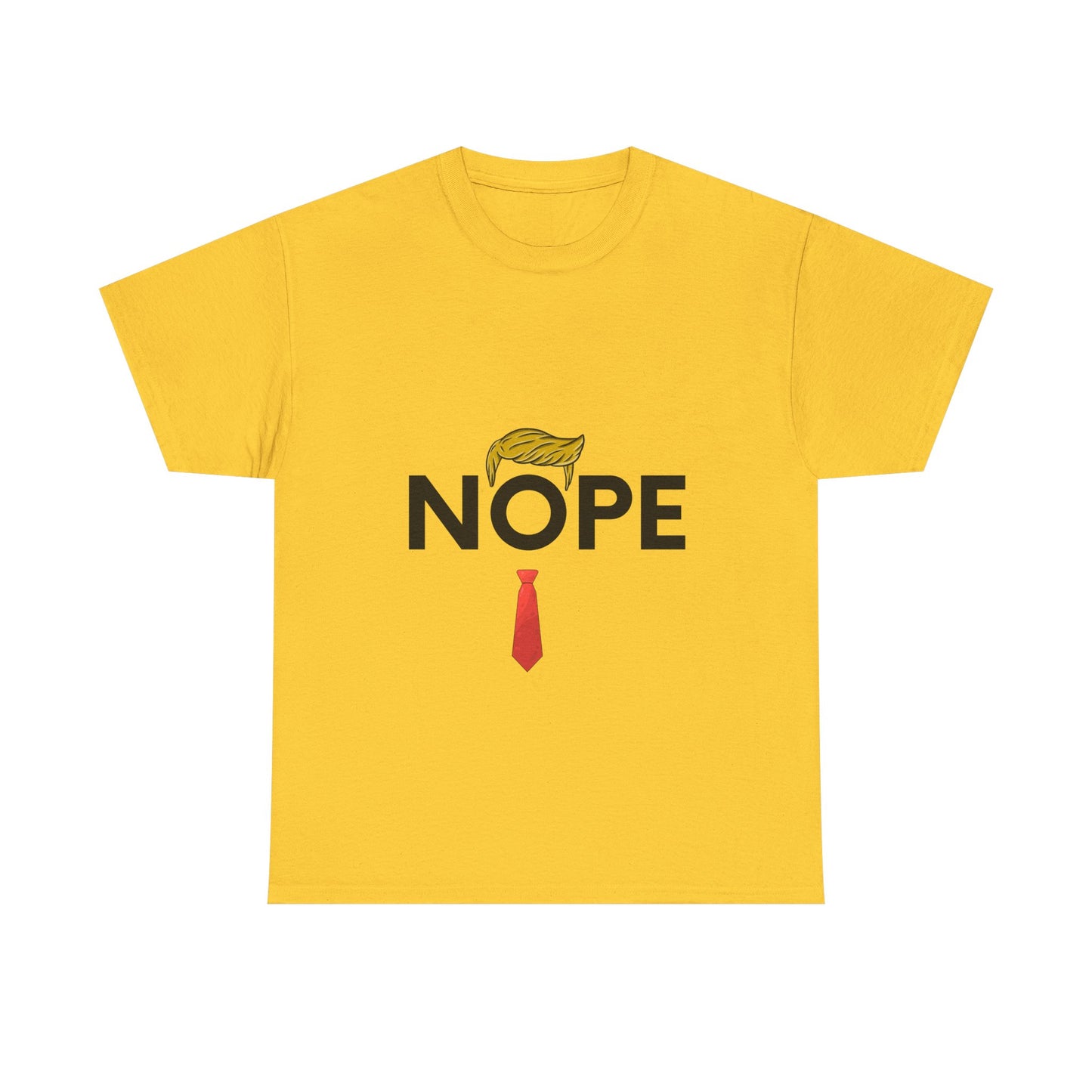 NOPE TRUMP Unisex Heavy Cotton Tee