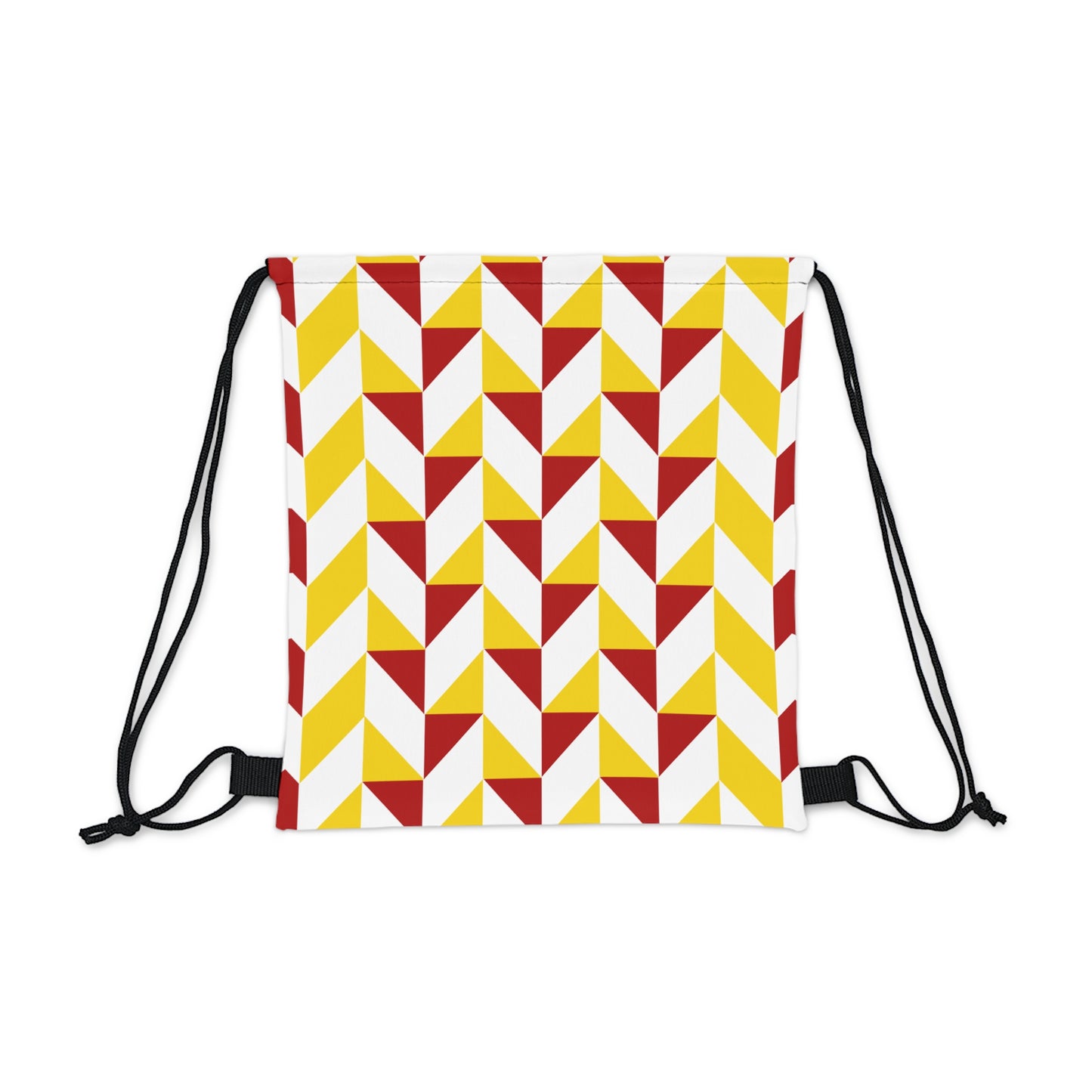 Yellow & Red Outdoor Drawstring Bag