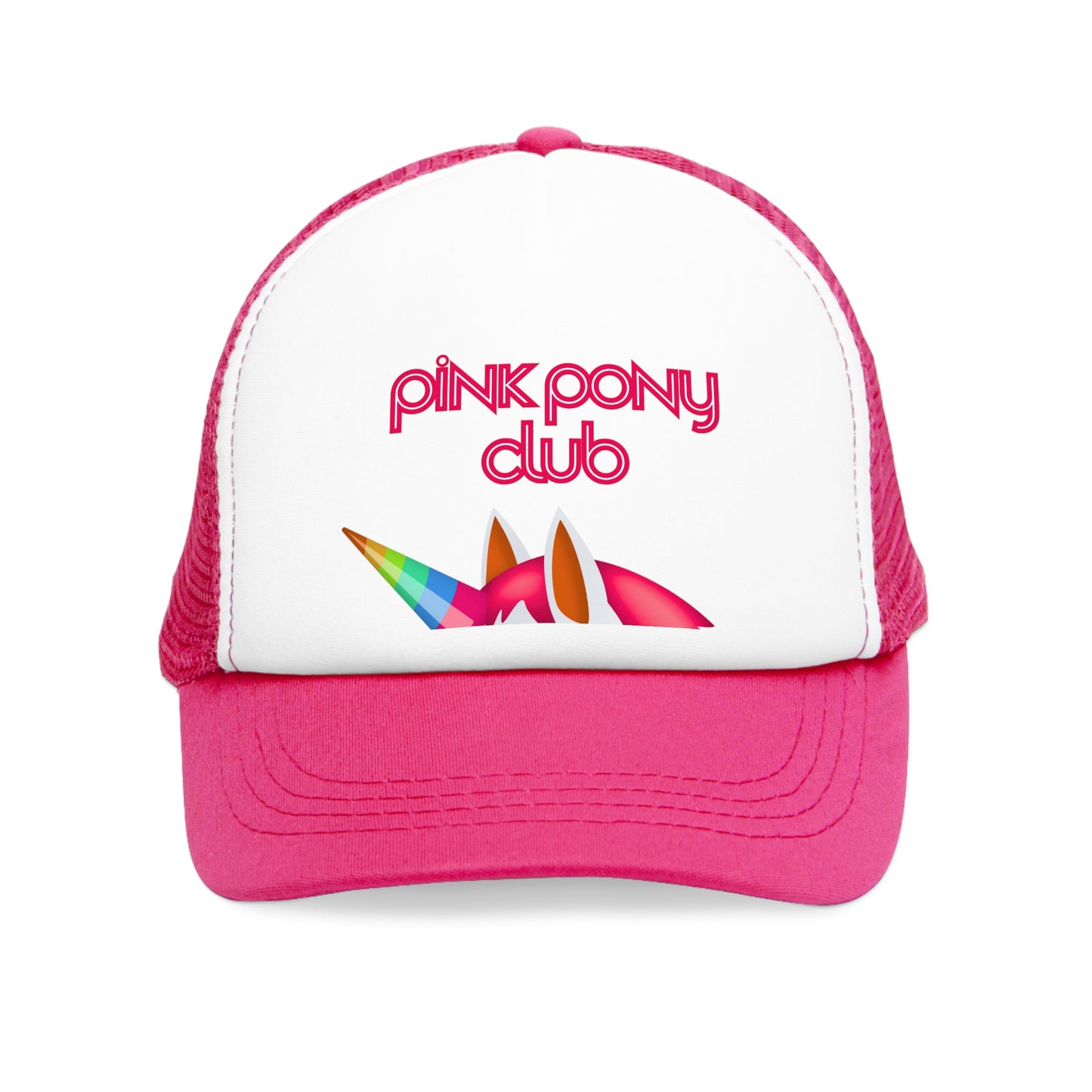 Fun Pink Pony Club Mesh Cap for Unicorn Lovers, Trendy Hat for Outdoor Adventures, Gift for Kids & Adults, Festival Headwear, Party [...]