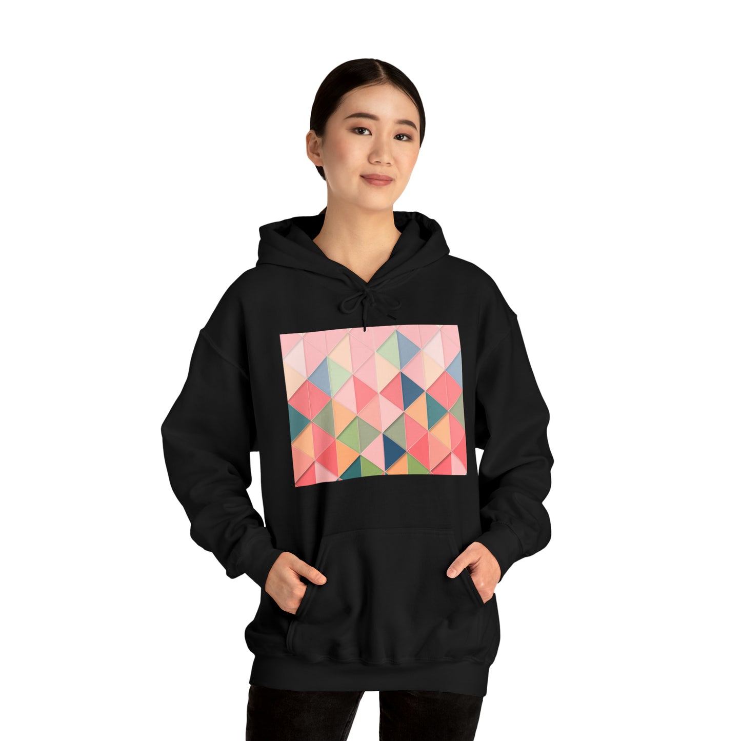 Geometric Unisex Heavy Blend™ Hooded Sweatshirt