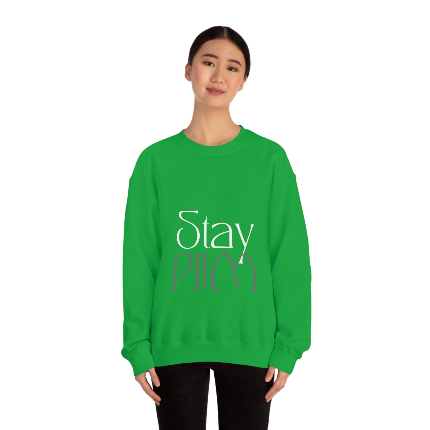 STAY WILD CHILD Unisex Heavy Blend™ Crewneck Sweatshirt