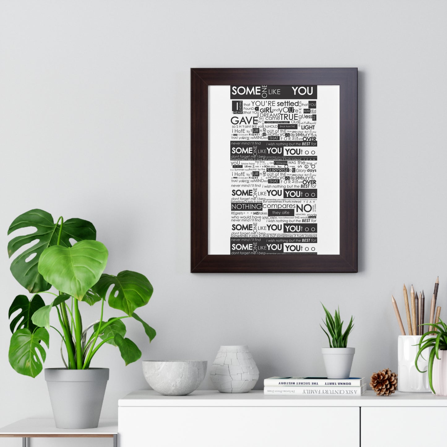 Someone Like You Framed Vertical Poster
