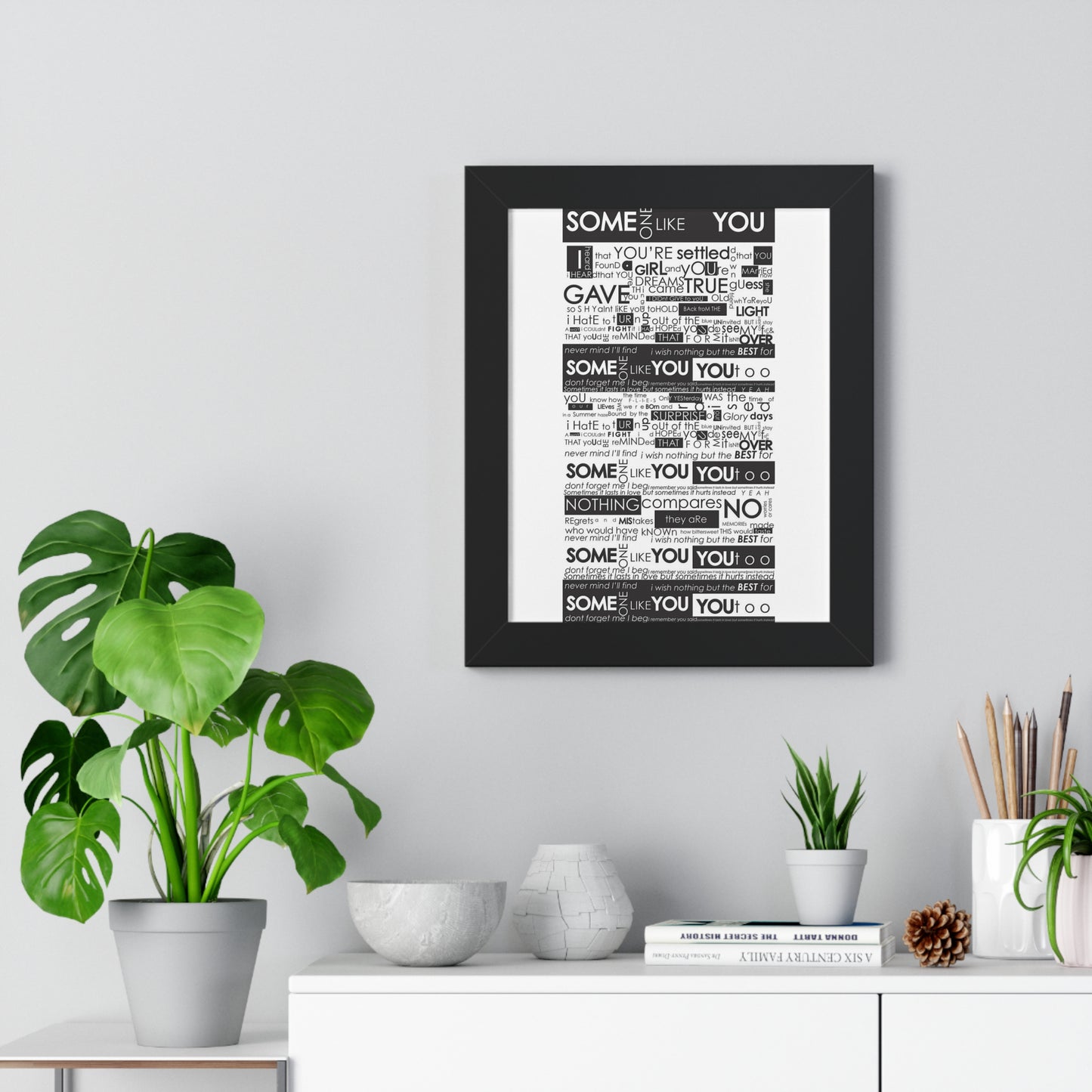 Someone Like You Framed Vertical Poster