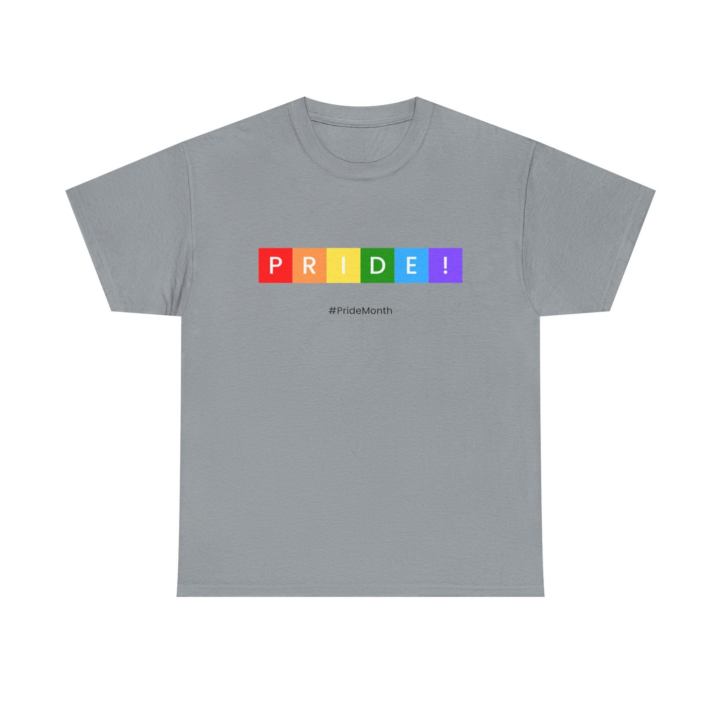 Pride Unisex Heavy Cotton Tee - Celebrate #PrideMonth in Style
