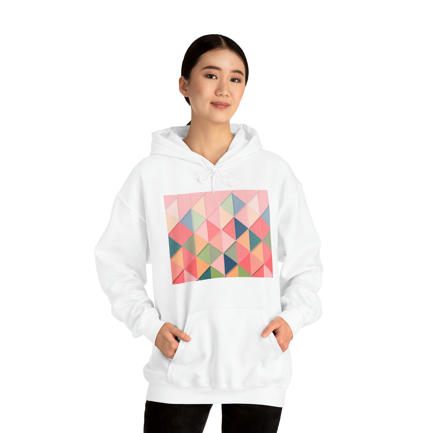 Geometric Unisex Heavy Blend™ Hooded Sweatshirt