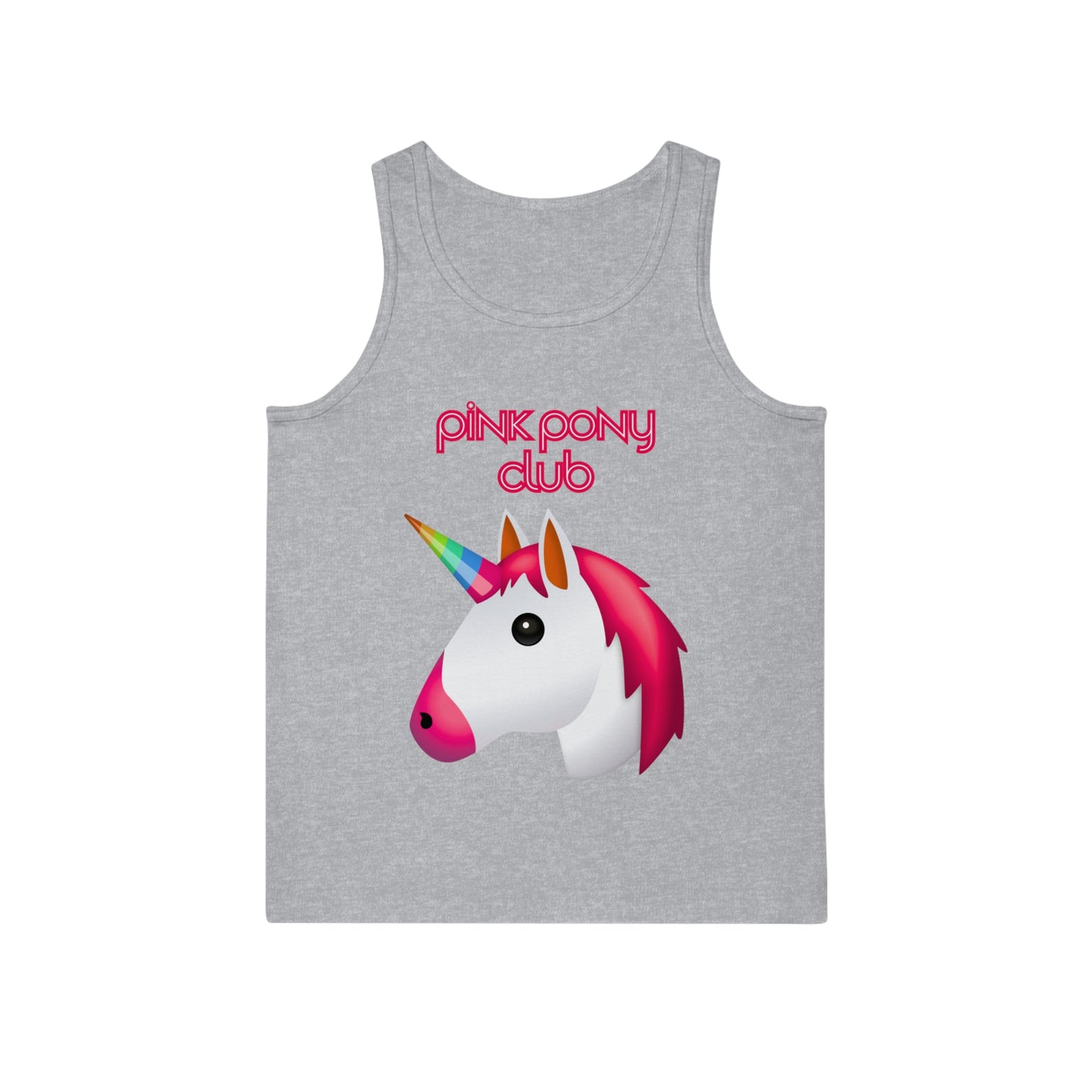 Fun Unicorn Graphic Tank Top - Pink Pony Club