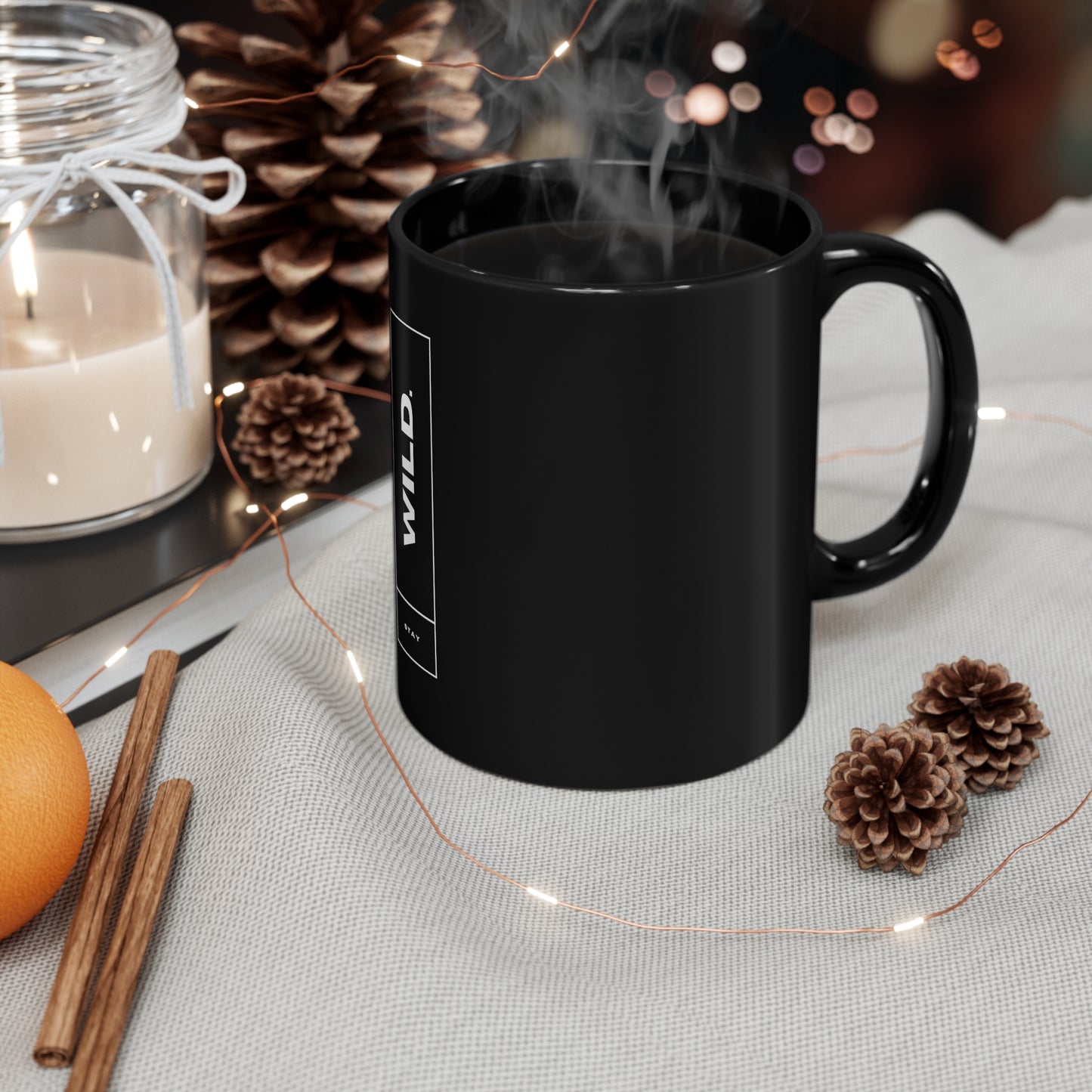 Stay Wild 11oz Black Mug