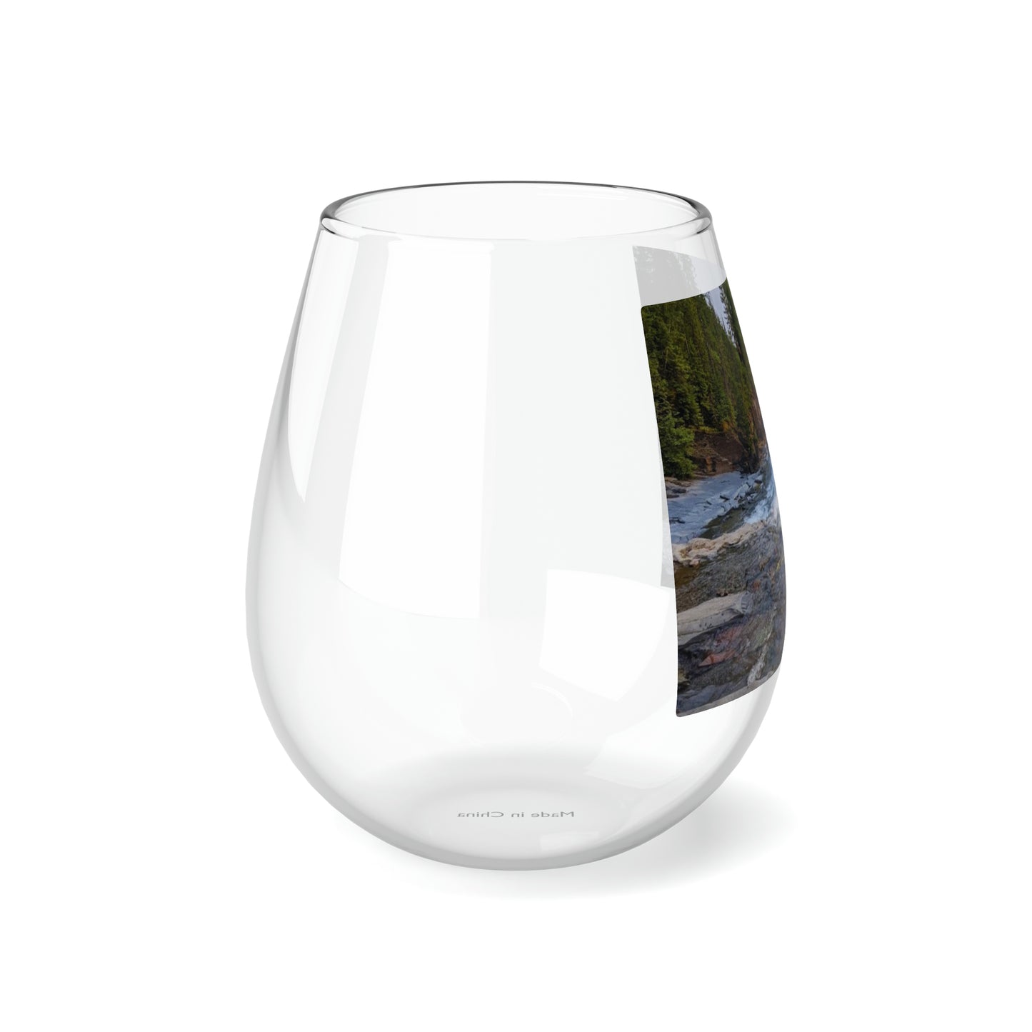 Glacier National Park Stemless Wine Glass, 11.75oz