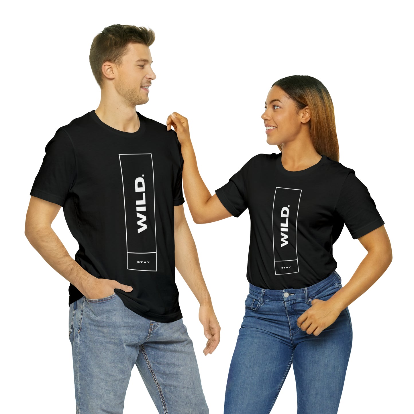 STAY WILD Unisex Jersey Short Sleeve Tee