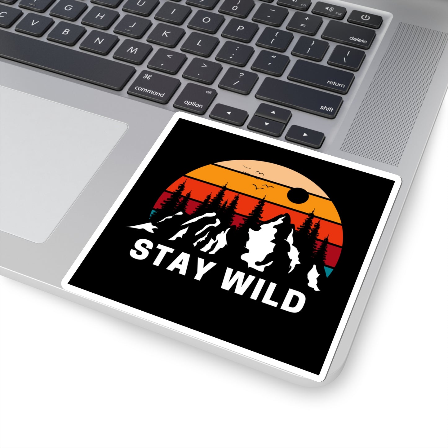 Mountain STAY WILD Kiss-Cut Stickers