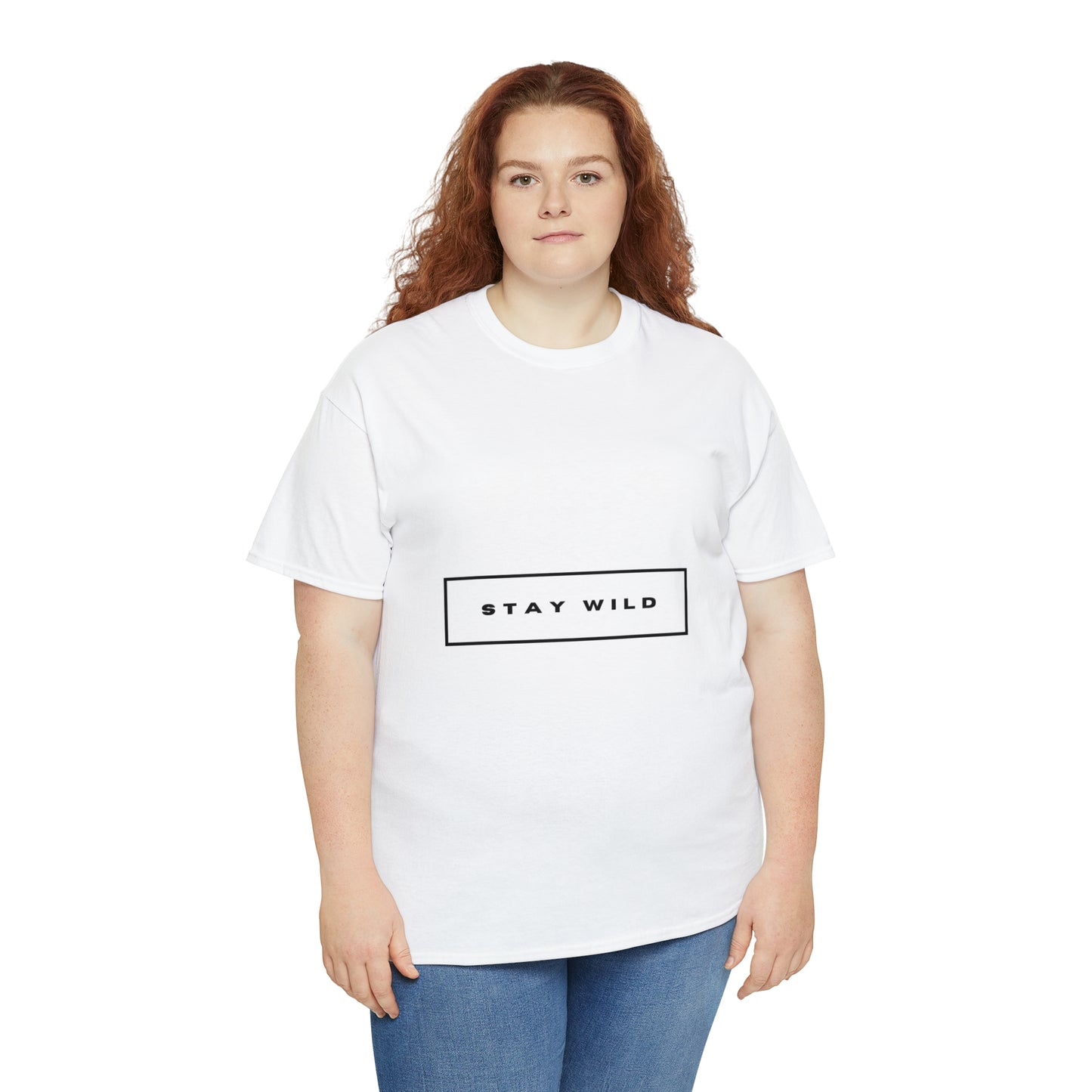 STAY WILD Unisex Heavy Cotton Tee