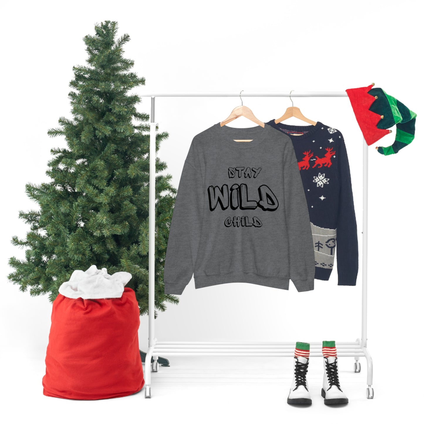STAY WILD CHILD Unisex Heavy Blend™ Crewneck Sweatshirt
