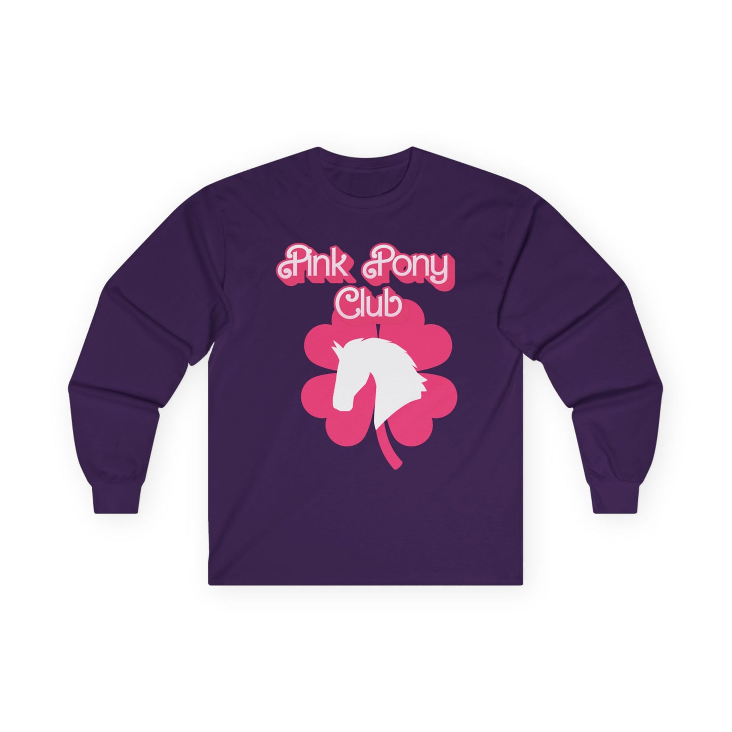 Pink Pony Club Long Sleeve Tee, Unicorn Shirt, Gift for Kids, Cute Graphic Tee, Spring/Summer Apparel, Fun Unicorn Fashion