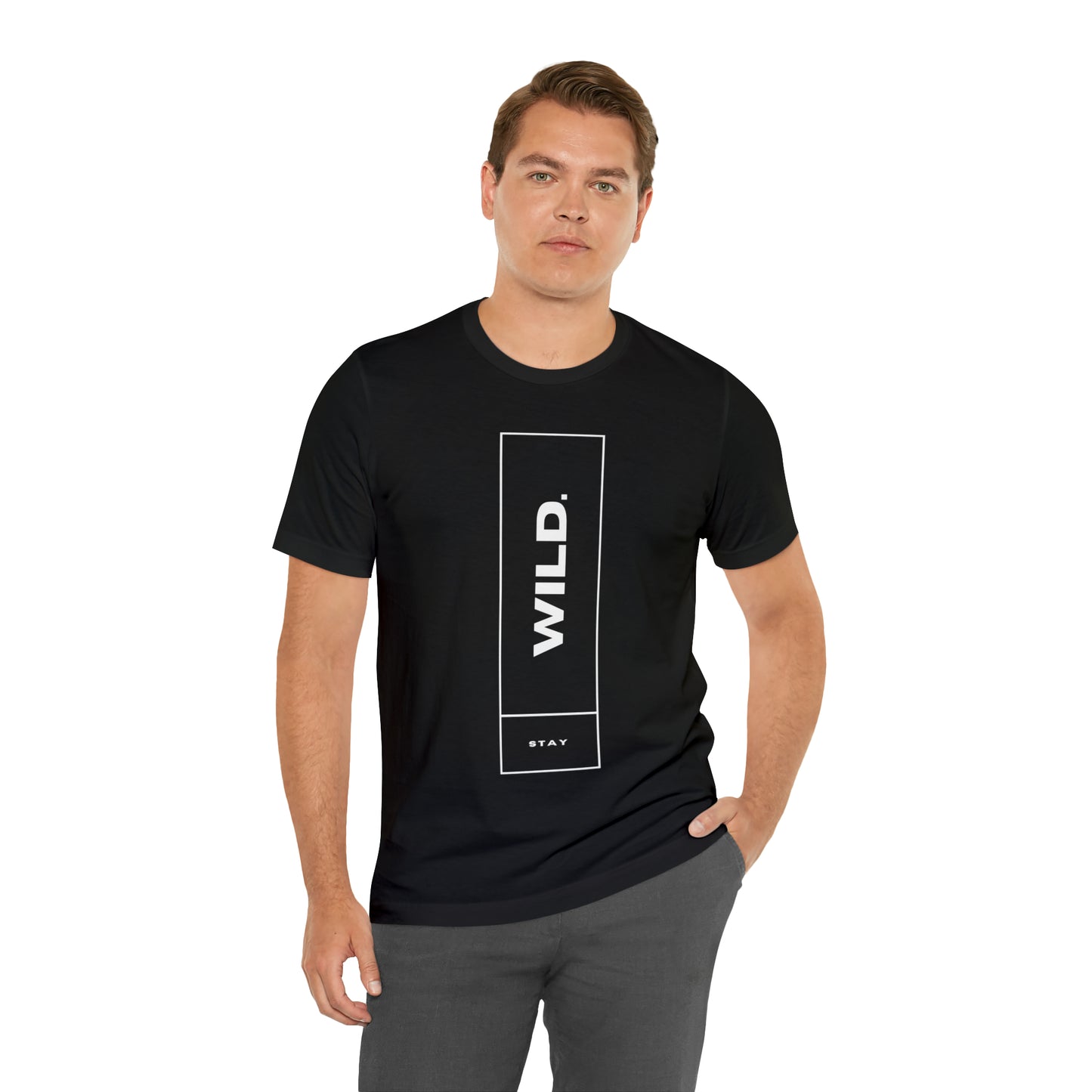 STAY WILD Unisex Jersey Short Sleeve Tee