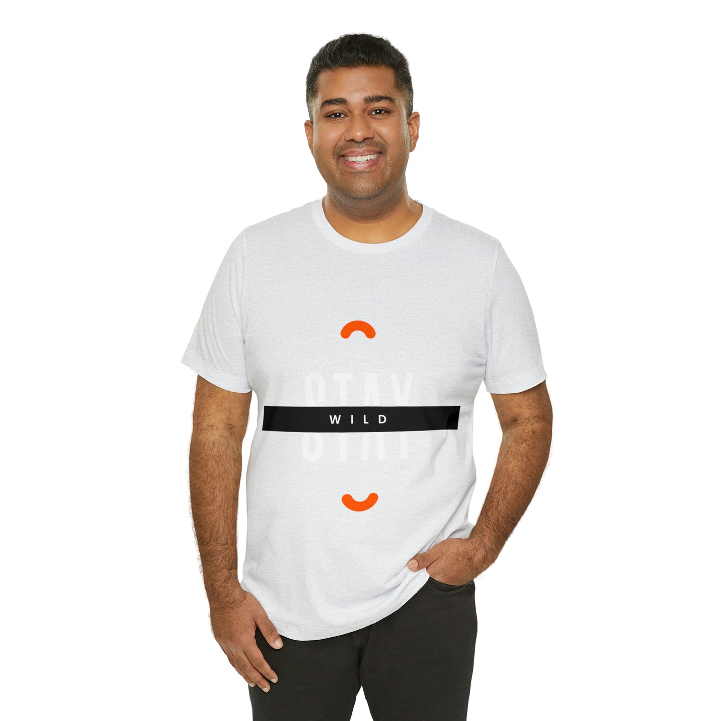 STAY WILD Unisex Jersey Short Sleeve Tee