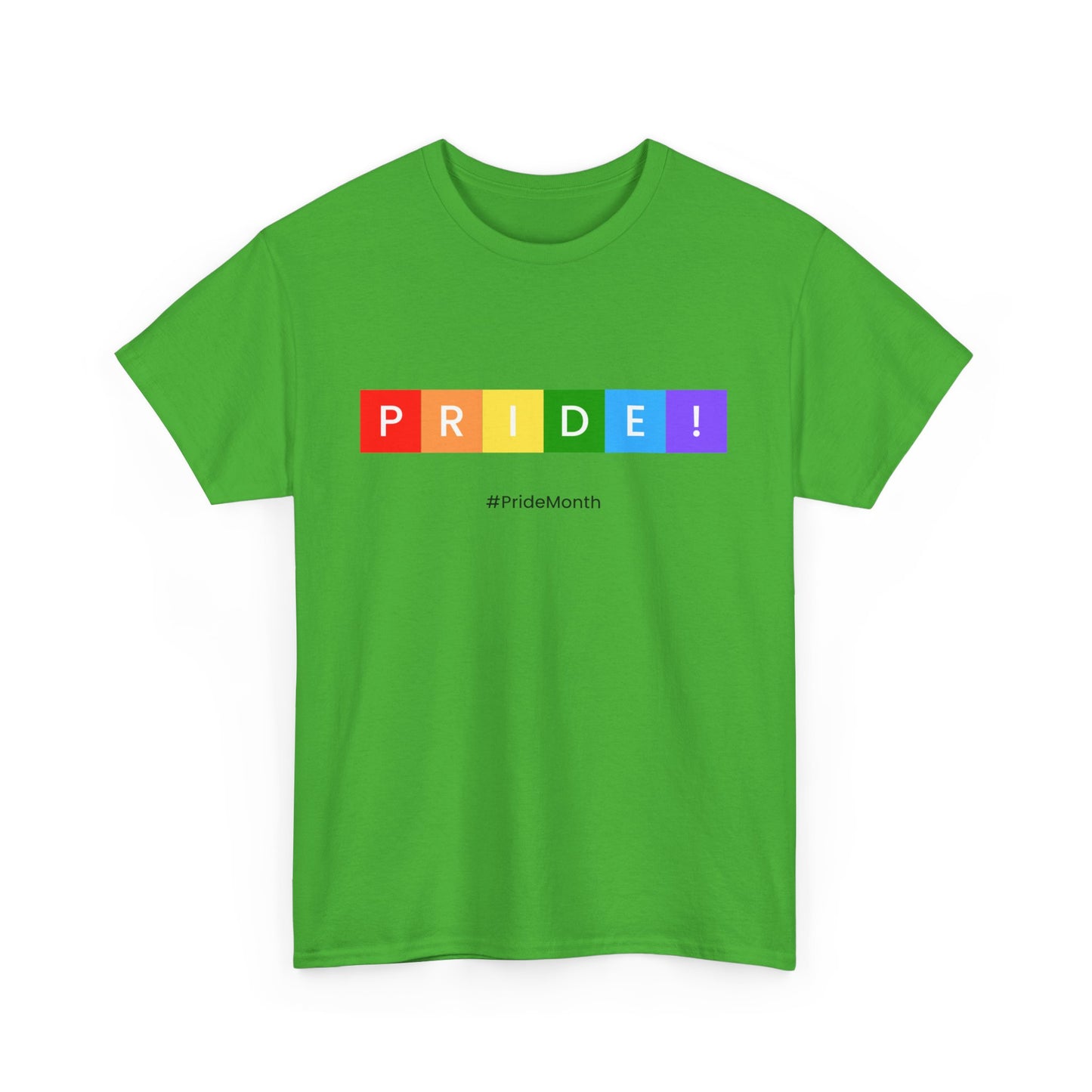 Pride Unisex Heavy Cotton Tee - Celebrate #PrideMonth in Style