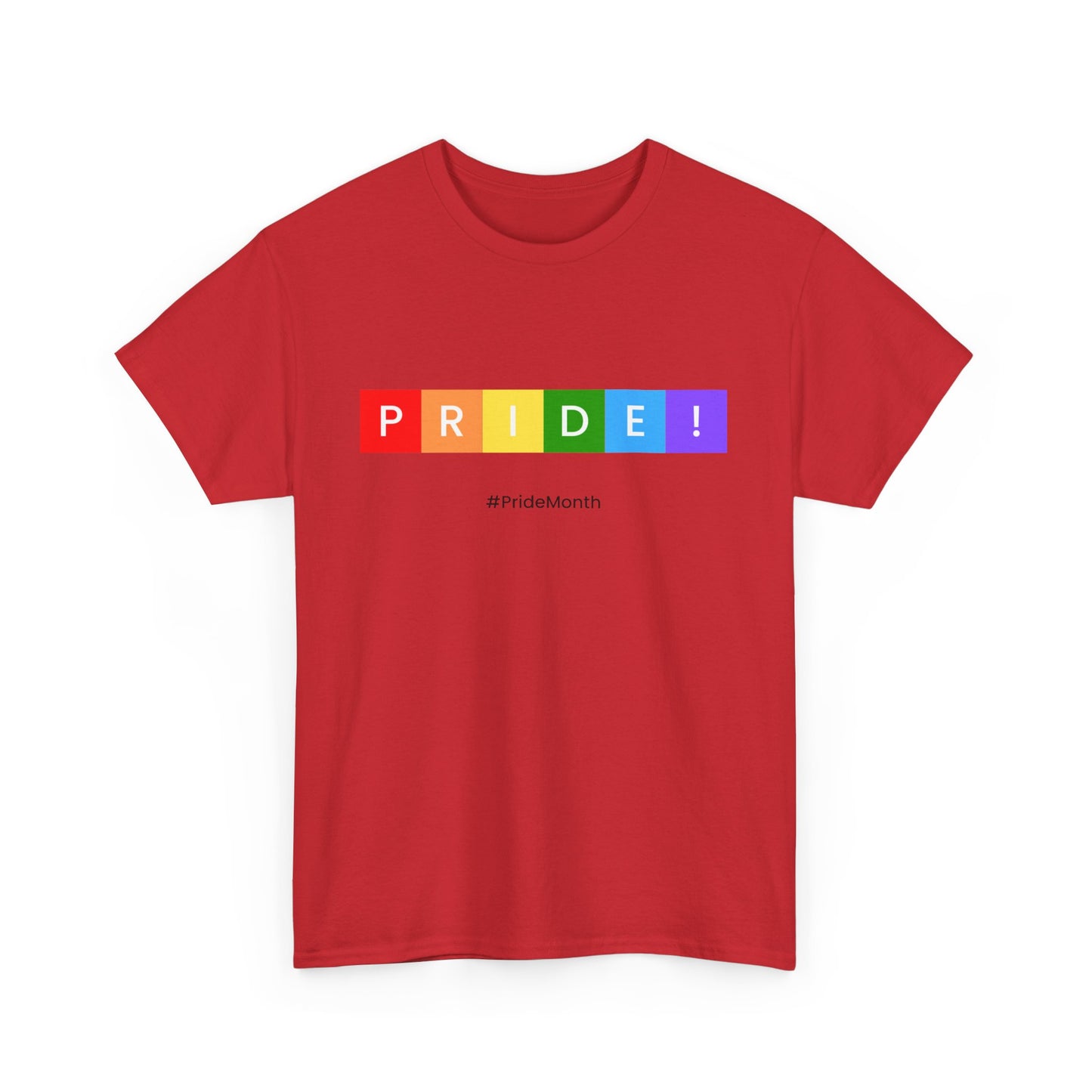 Pride Unisex Heavy Cotton Tee - Celebrate #PrideMonth in Style