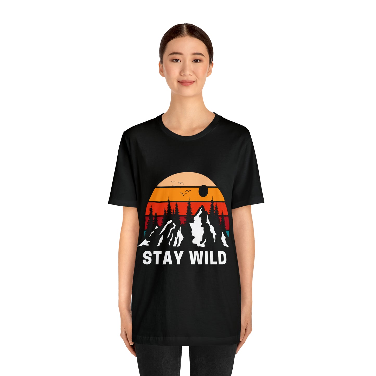 Mountain STAY WILD Unisex Jersey Short Sleeve Tee