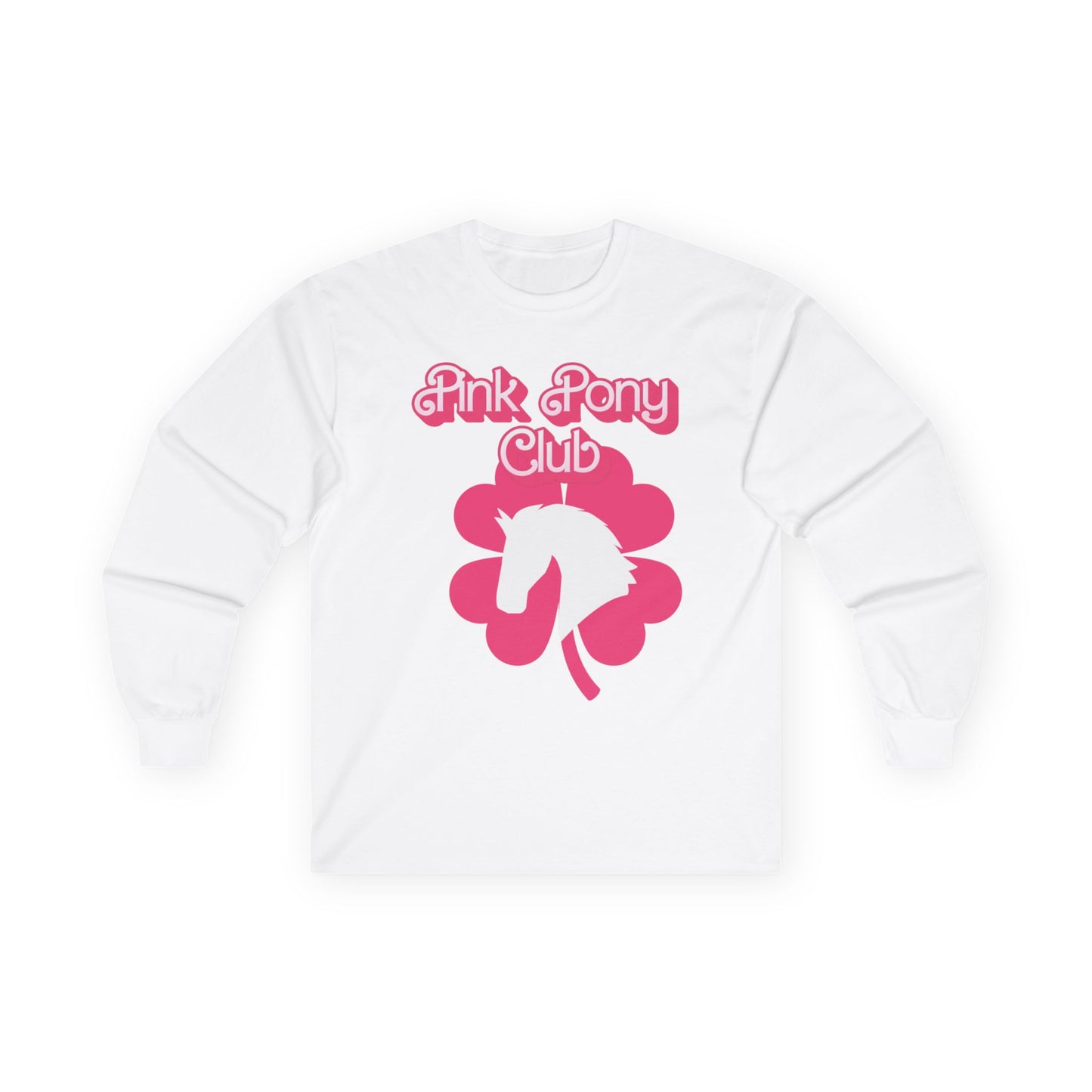 Pink Pony Club Long Sleeve Tee, Unicorn Shirt, Gift for Kids, Cute Graphic Tee, Spring/Summer Apparel, Fun Unicorn Fashion