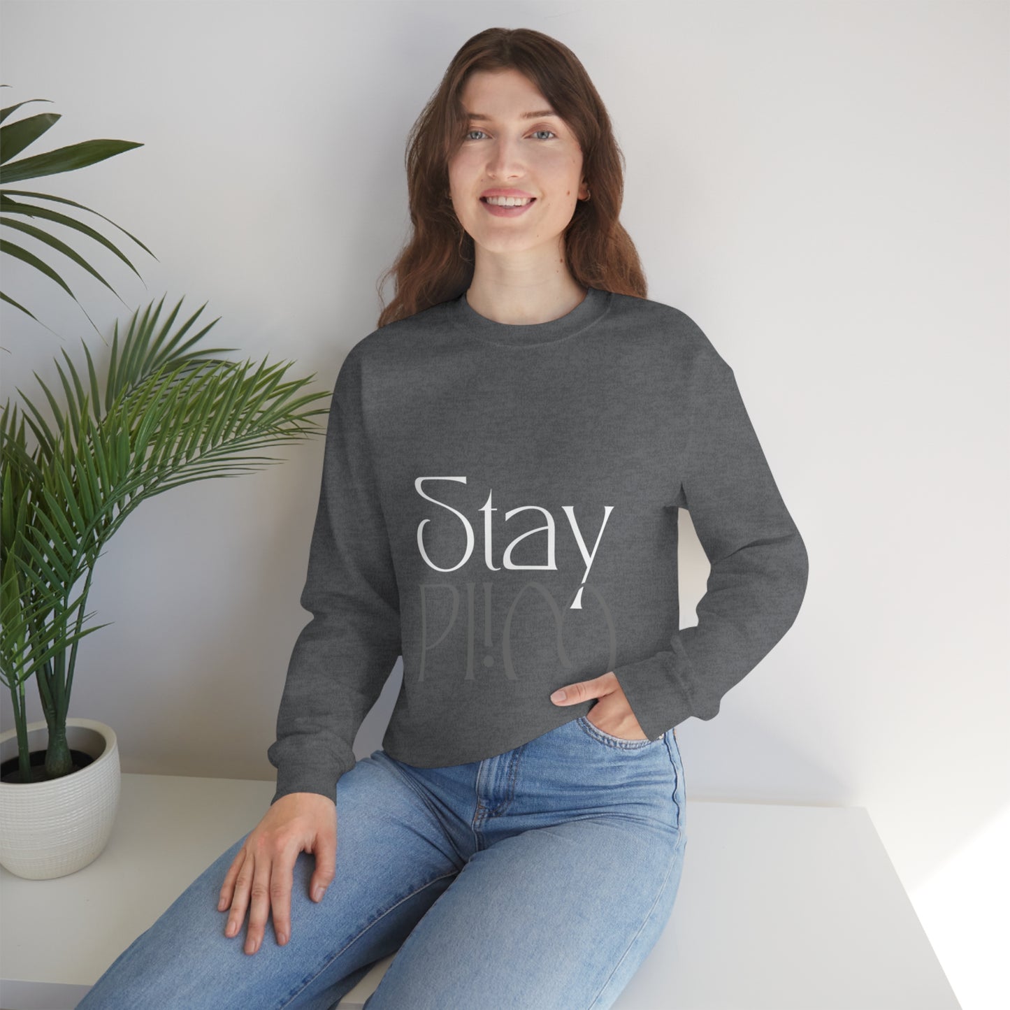STAY WILD CHILD Unisex Heavy Blend™ Crewneck Sweatshirt