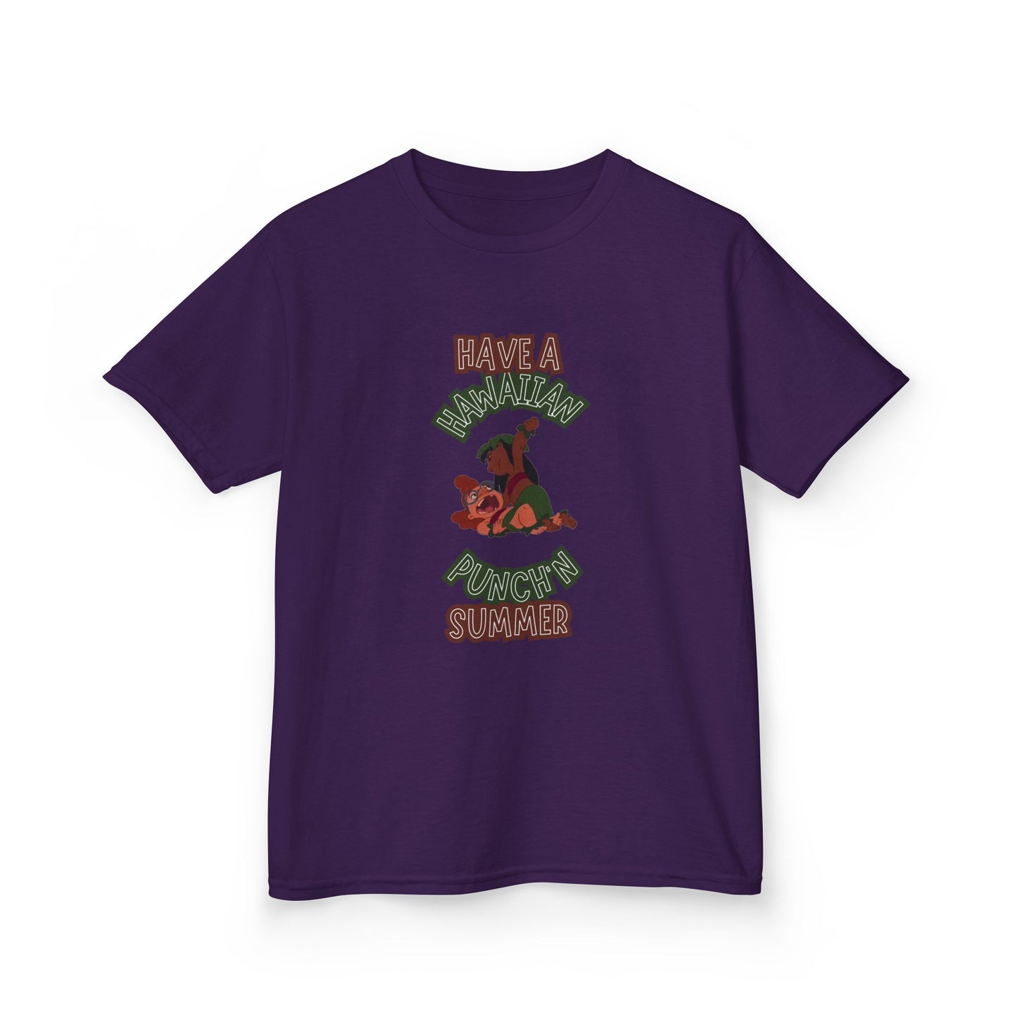 Hawaiian Punch’n Summer Adventure Kids Tee, Fun Summer Shirt, Playful Kids T-Shirt, Cute Graphic Tee, Vacation Outing Top