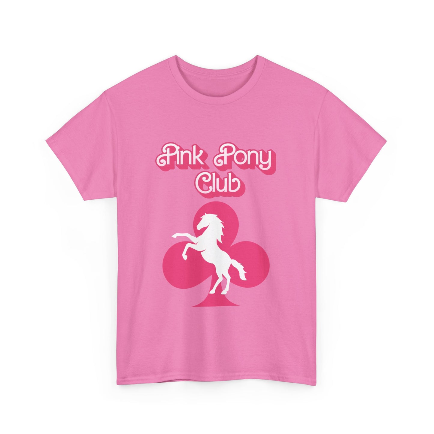 Retro Pink Pony Club Tee | Unisex Cotton Shirt, Graphic Tee, Gift for Horse Lovers, Birthday Celebration, Casual Wear