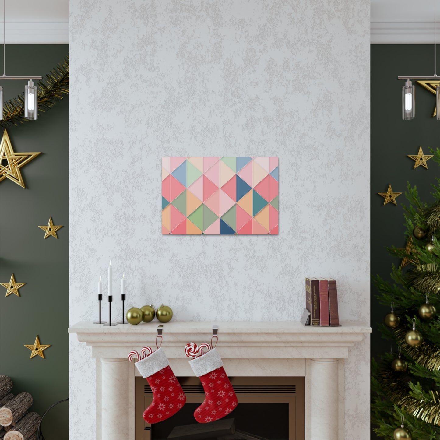 Geometric Canvas Gallery Wraps