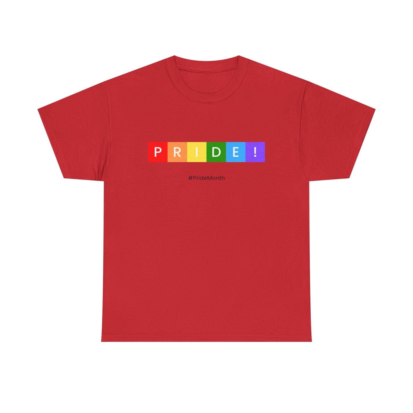 Pride Unisex Heavy Cotton Tee - Celebrate #PrideMonth in Style