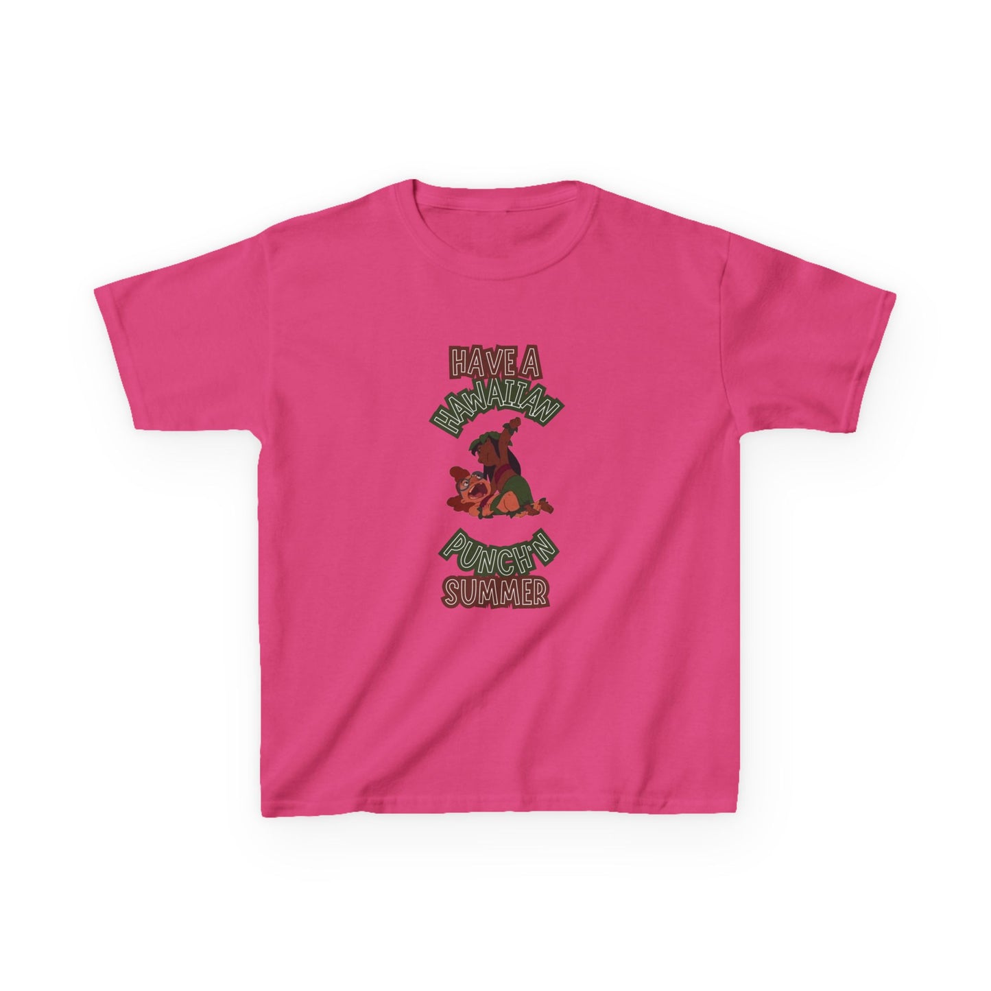Hawaiian Punch’n Summer Adventure Kids Tee, Fun Summer Shirt, Playful Kids T-Shirt, Cute Graphic Tee, Vacation Outing Top