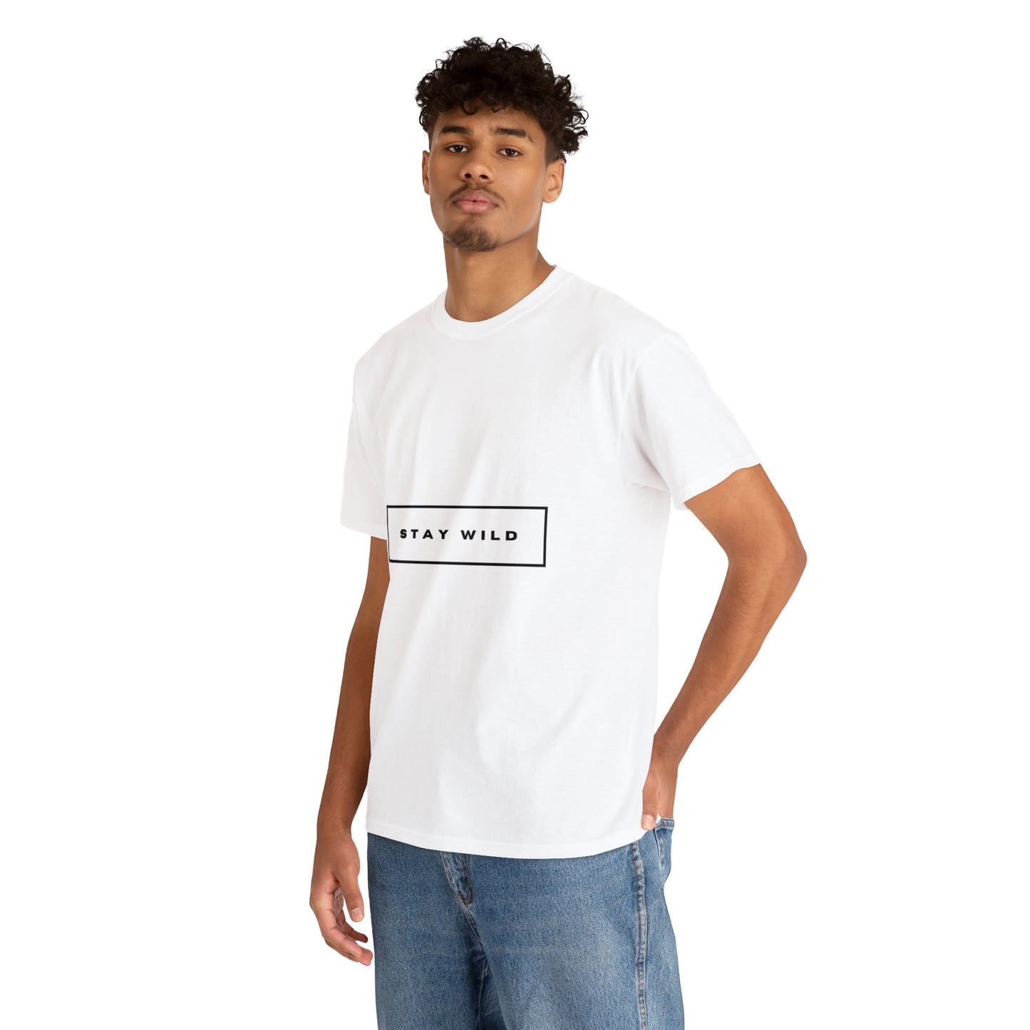 STAY WILD Unisex Heavy Cotton Tee