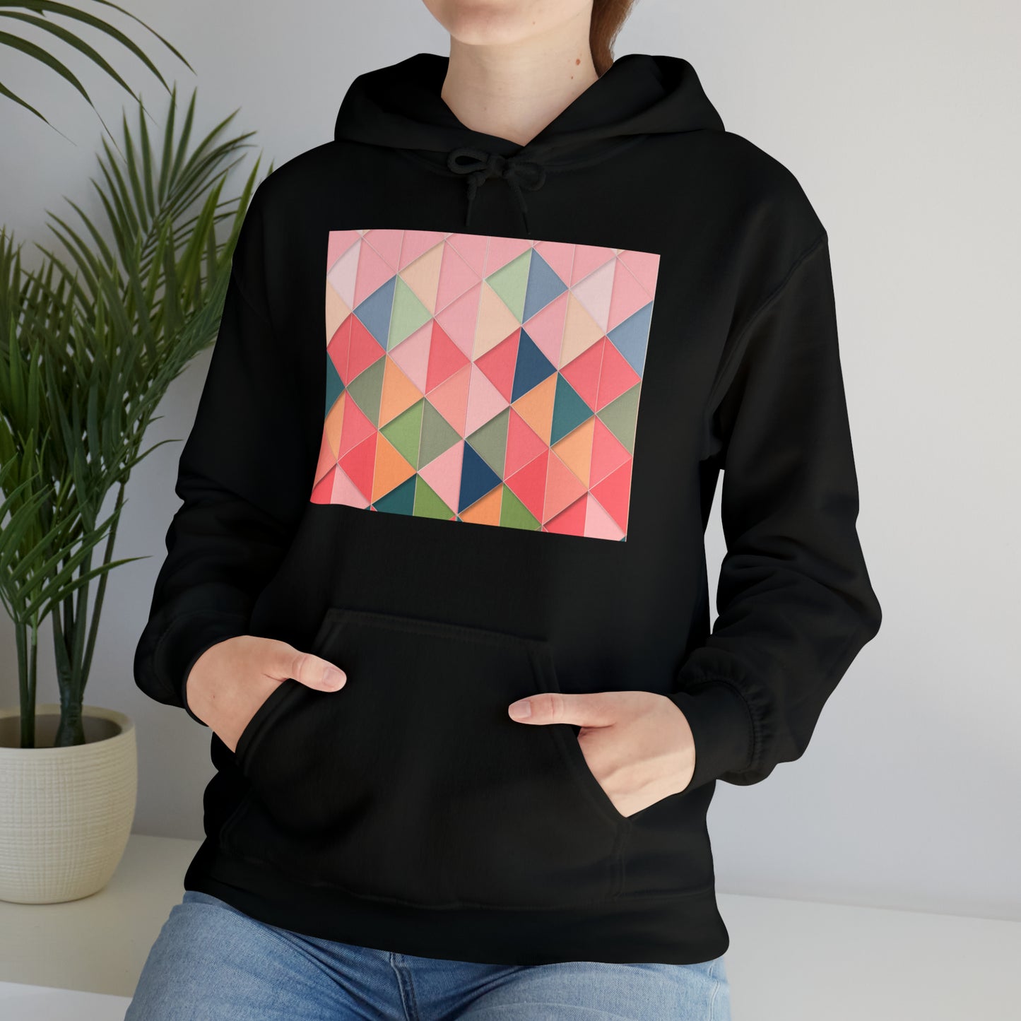 Geometric Unisex Heavy Blend™ Hooded Sweatshirt