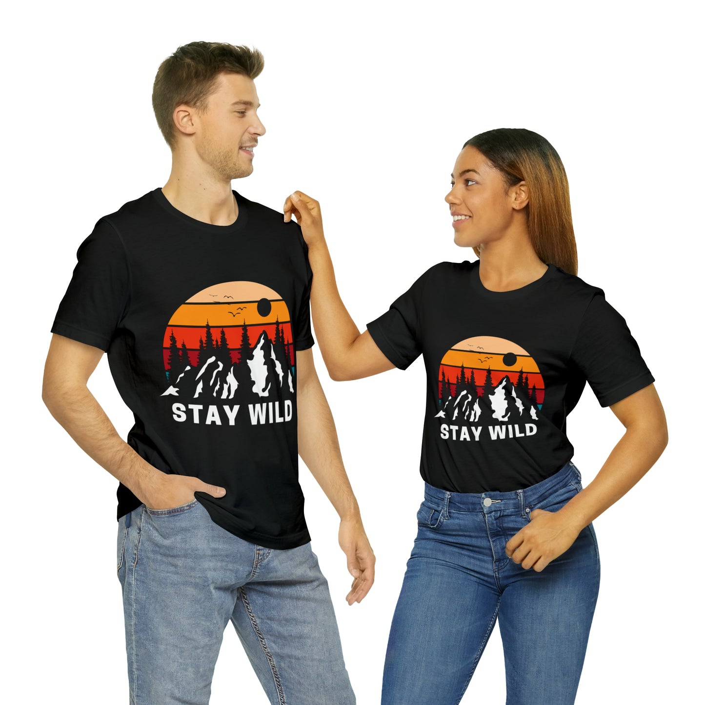 Mountain STAY WILD Unisex Jersey Short Sleeve Tee