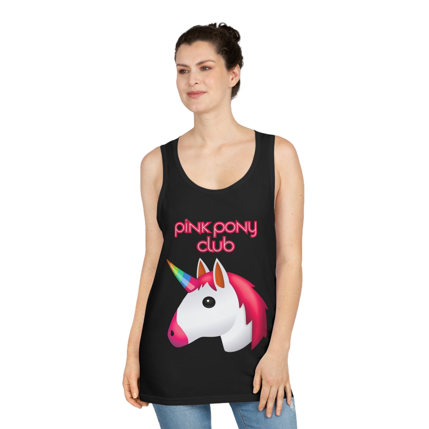Fun Unicorn Graphic Tank Top - Pink Pony Club