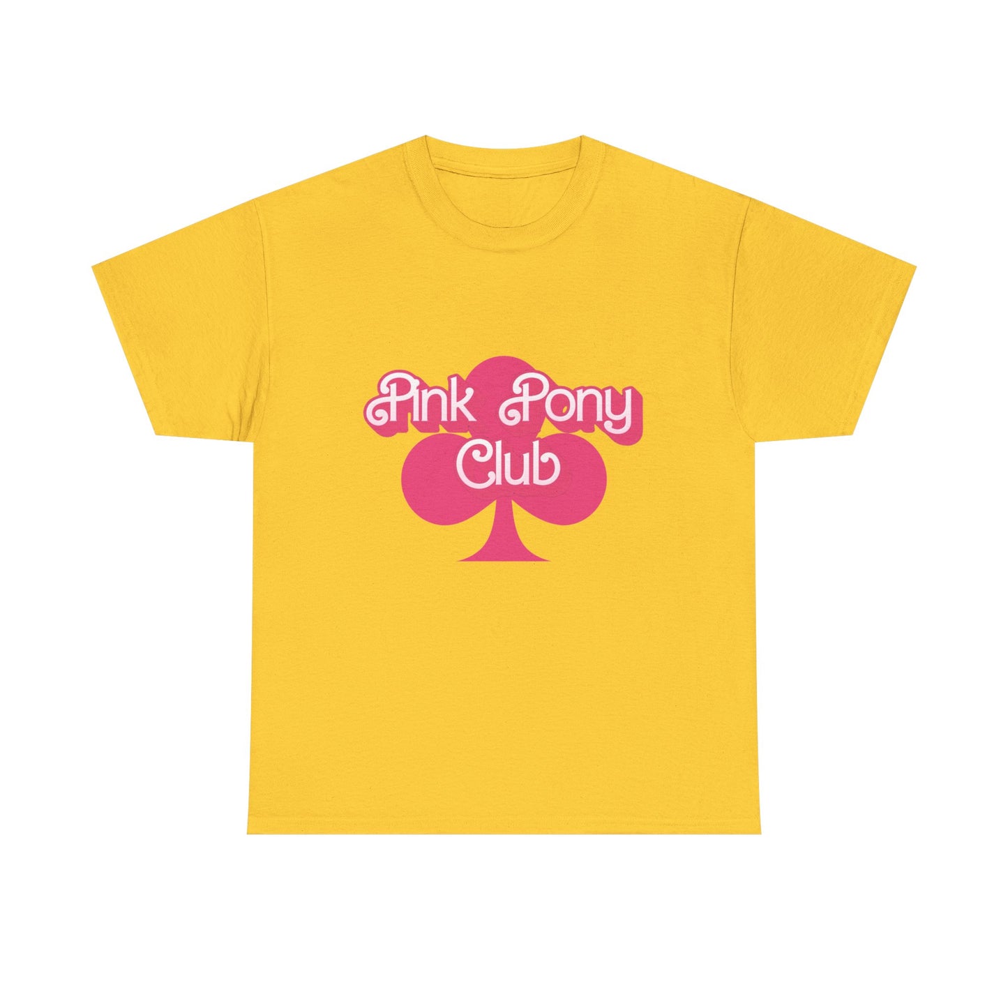 Pink Pony Club Tee, Casual Graphic T-Shirt, Unisex Cotton Shirt, Fun Club Apparel, Gift for Horse Lovers