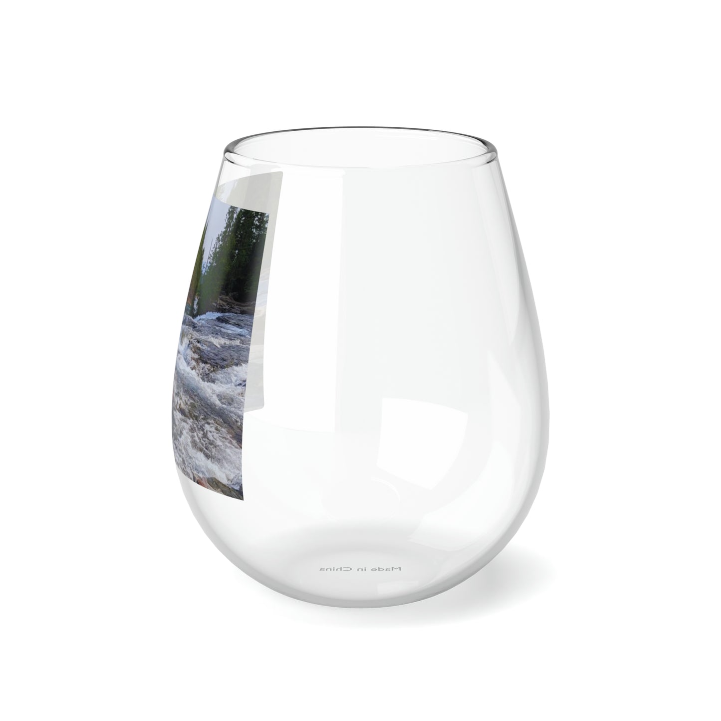 Glacier National Park Stemless Wine Glass, 11.75oz