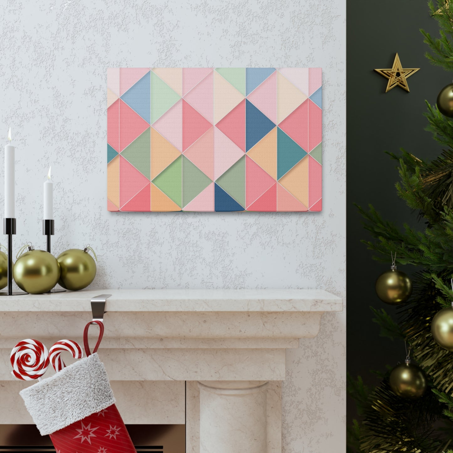 Geometric Canvas Gallery Wraps