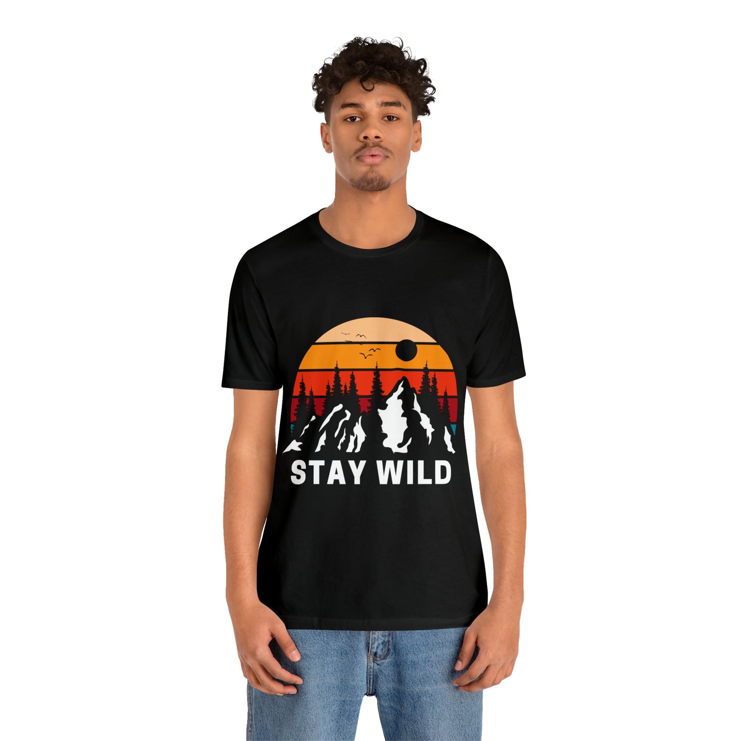 Mountain STAY WILD Unisex Jersey Short Sleeve Tee